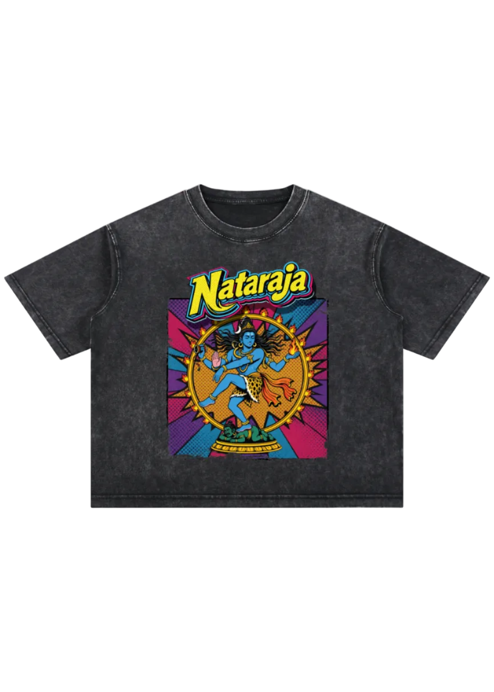 Nataraja Pop Art Yoga Boxy Tee