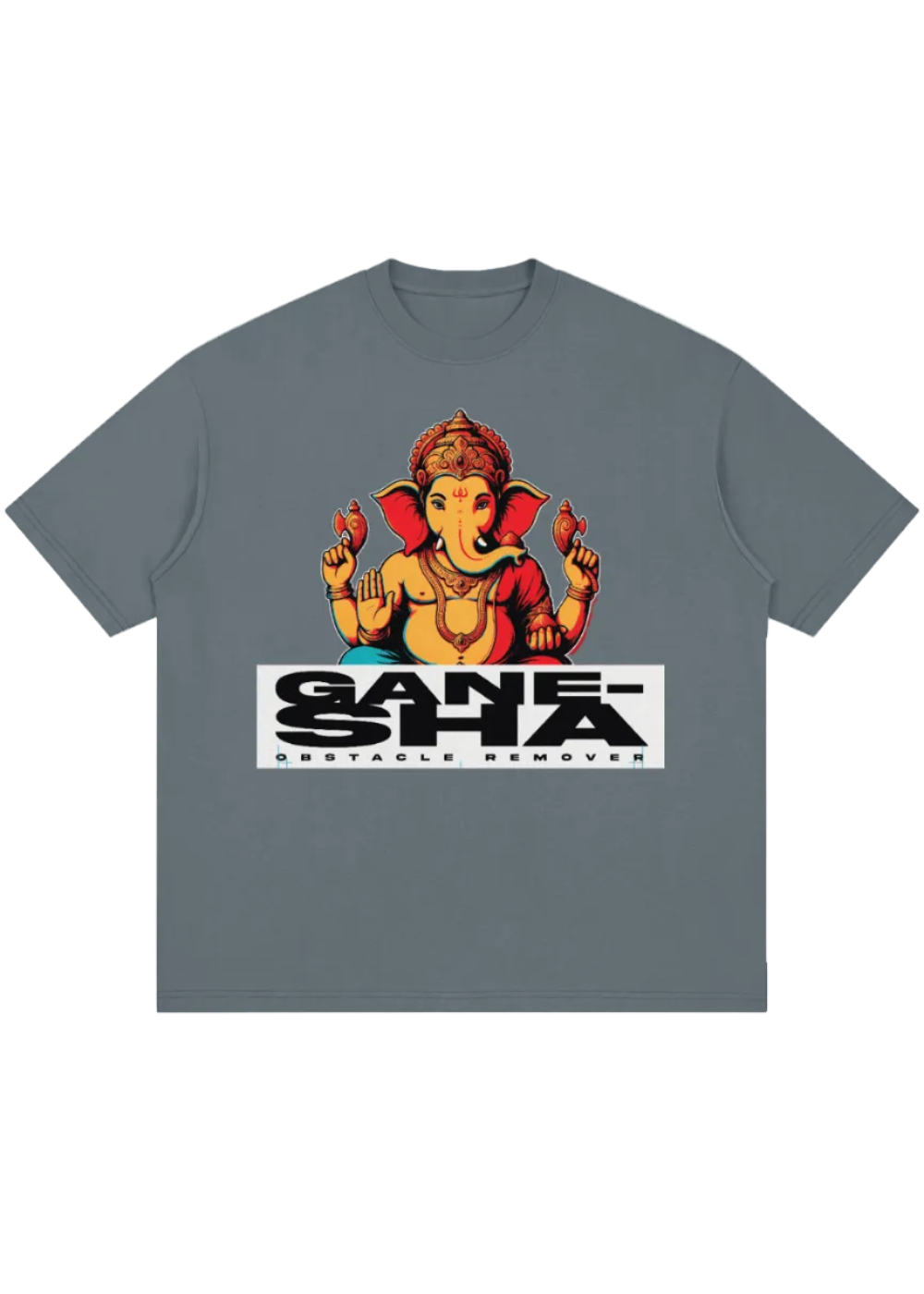 Ganesha Pop Art Oversized Tee