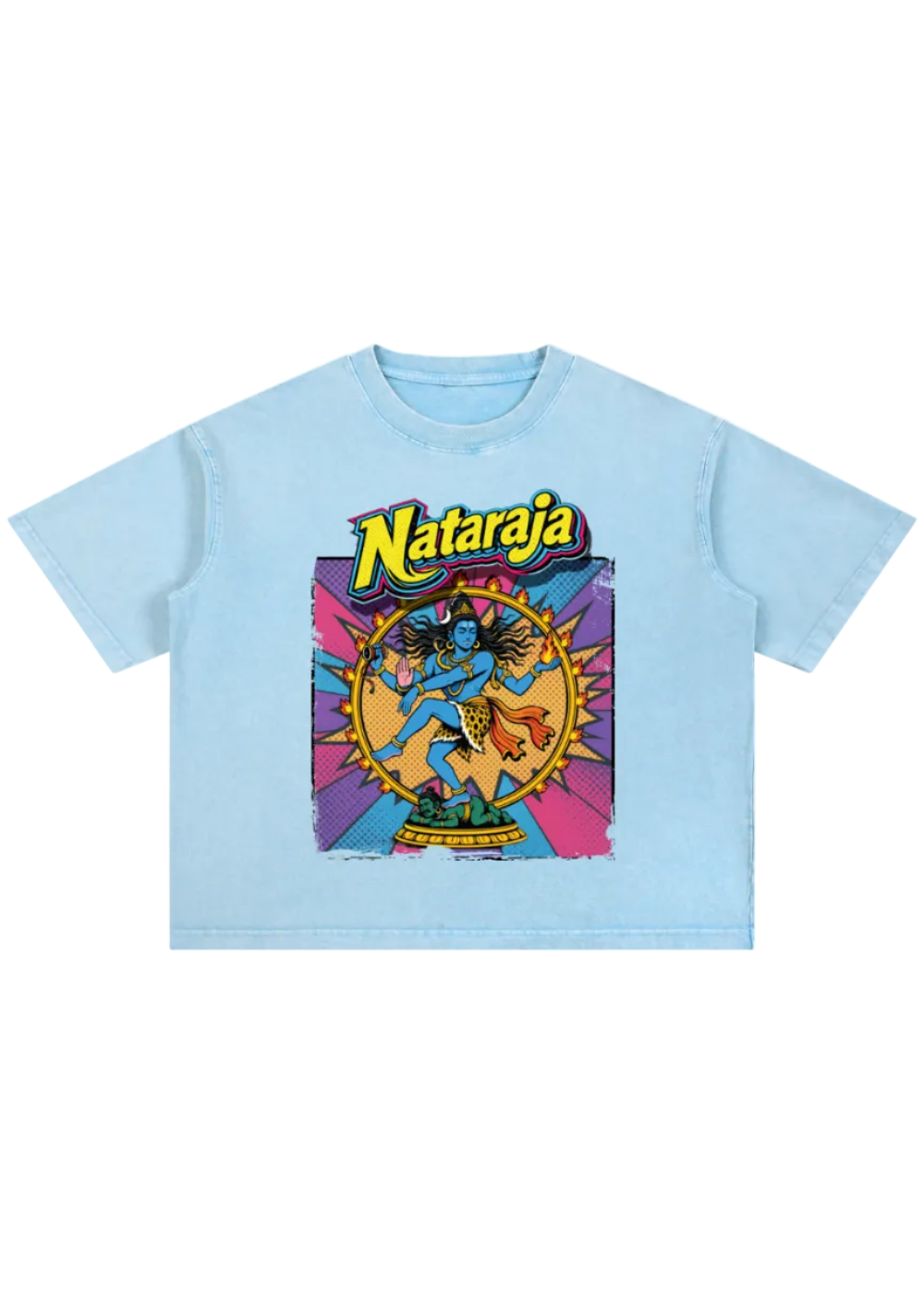 Nataraja Pop Art Yoga Boxy Tee