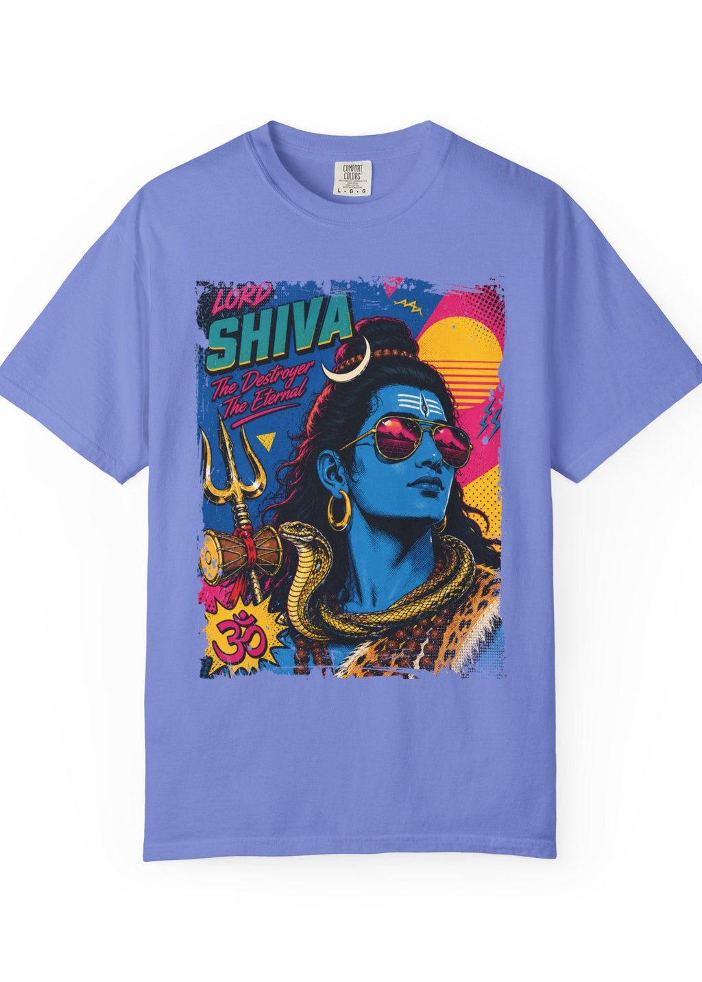 Retro Lord Shiva Pop Art T-Shirt