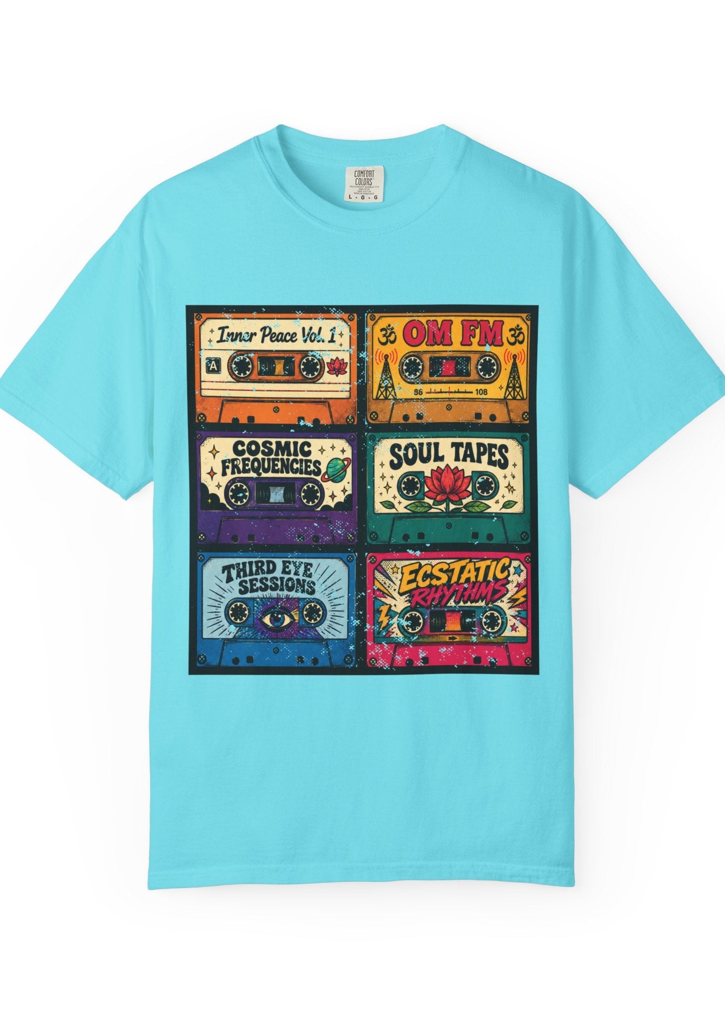 Retro Cassette Tape Yoga T-Shirt