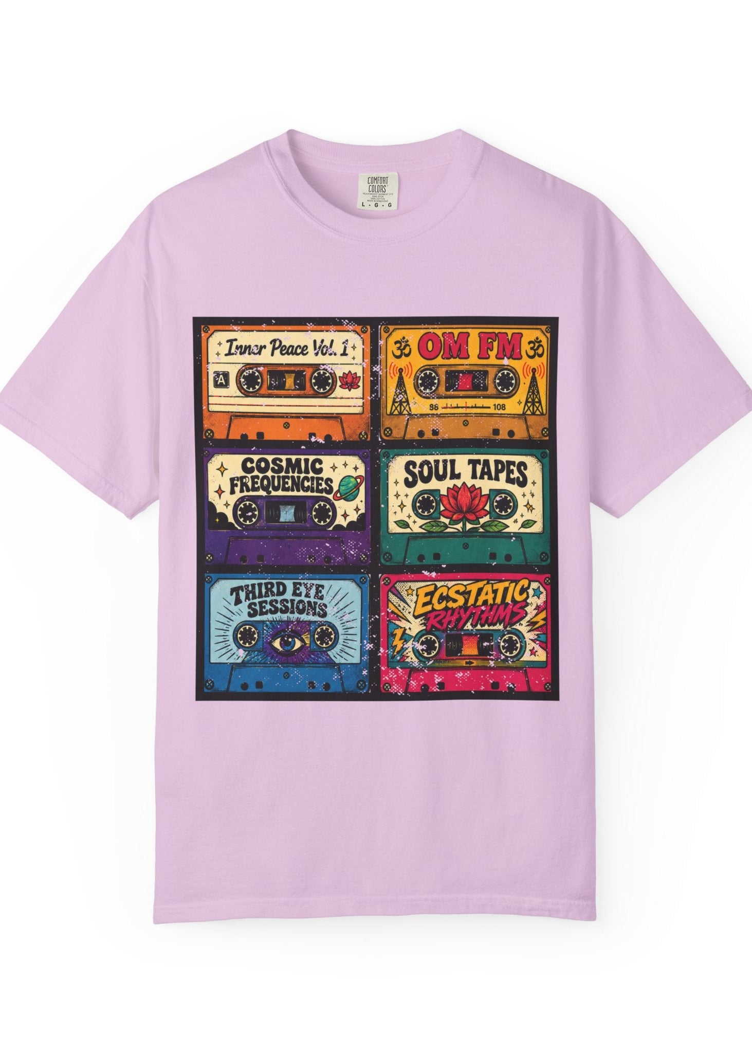 Retro Cassette Tape Yoga T-Shirt