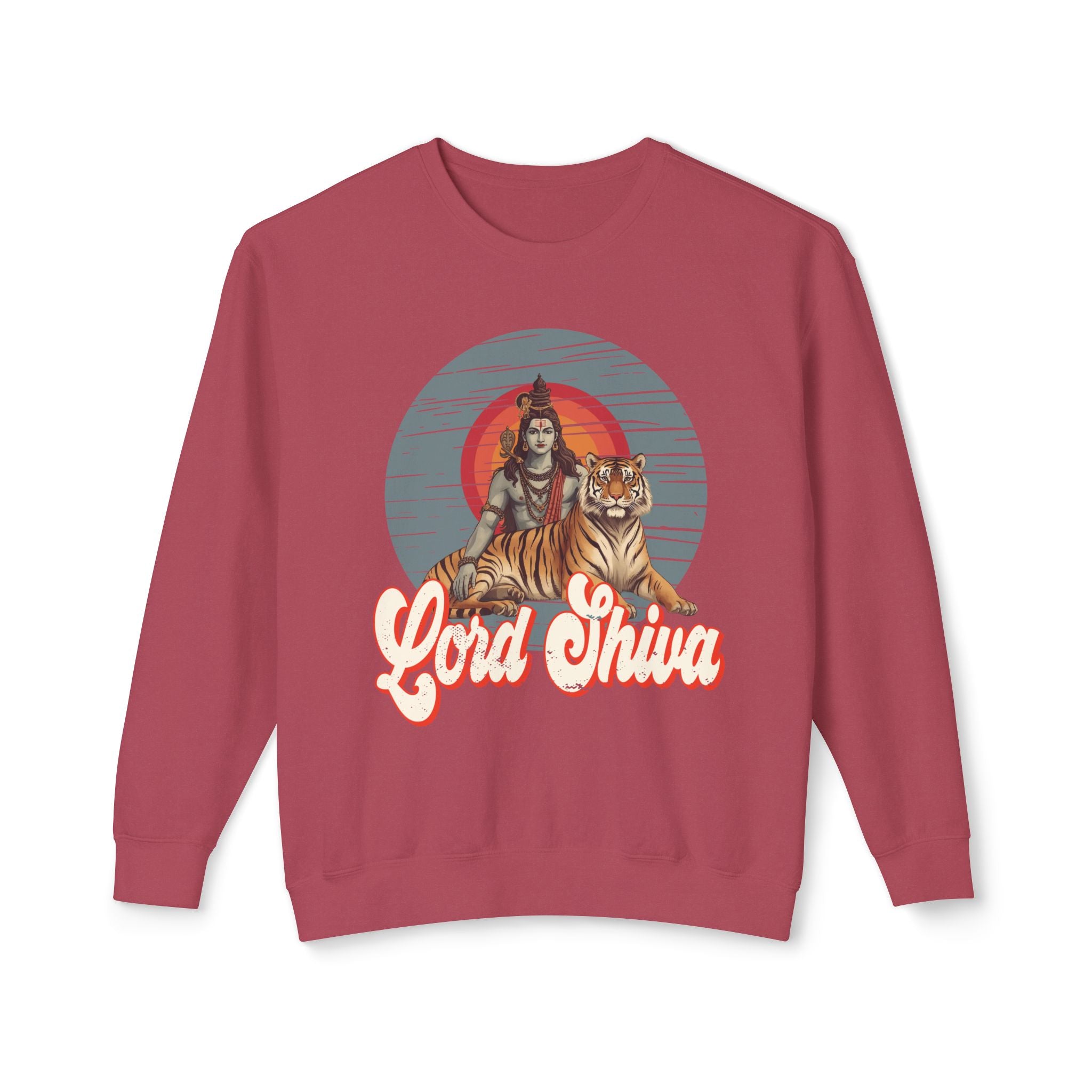 Lord Shiva Sweatshirt – Retro Hindu Spiritual Art Crewneck