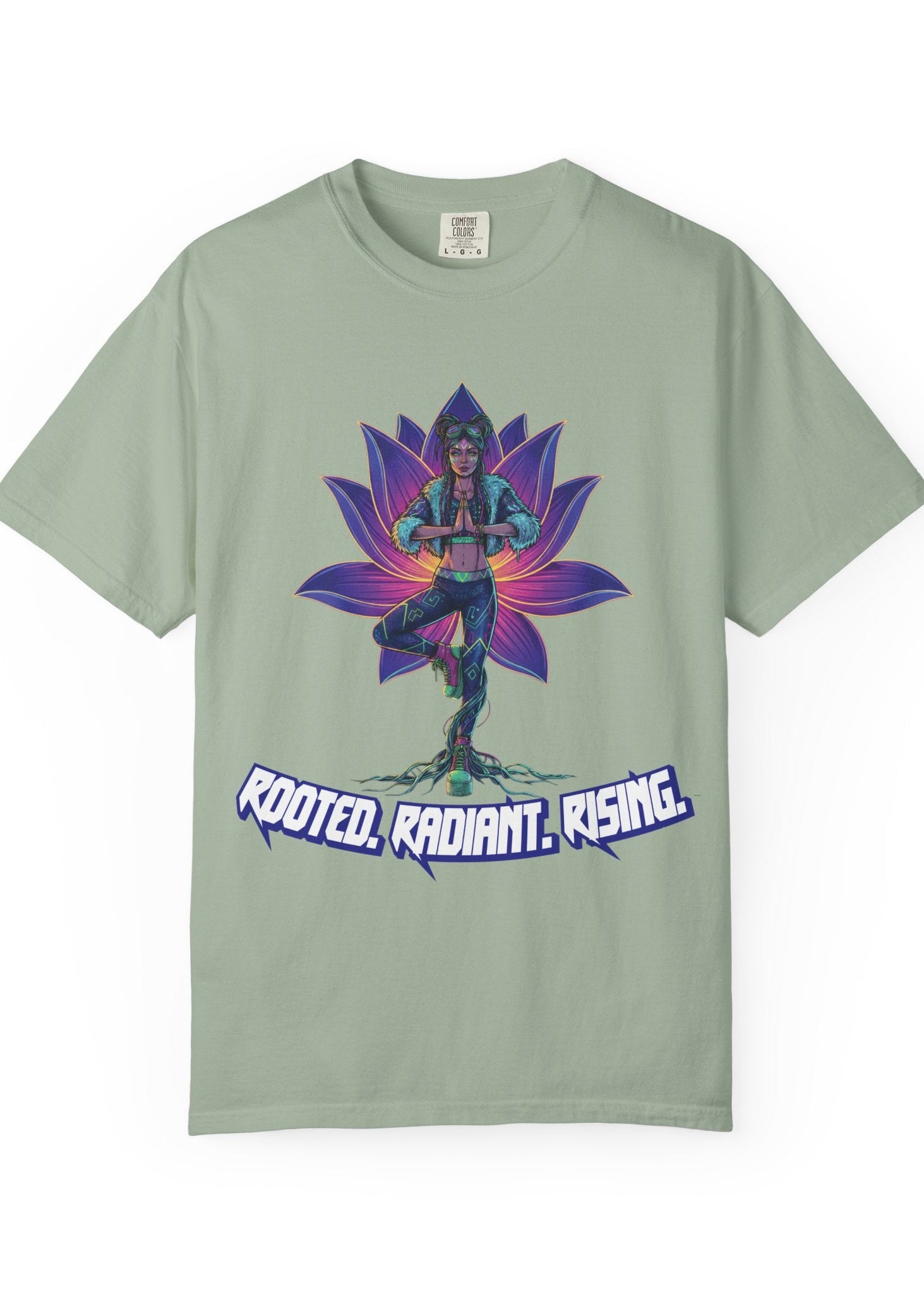 Rooted. Radiant. Rising. Graphic Tee – Urban Spirit Edition