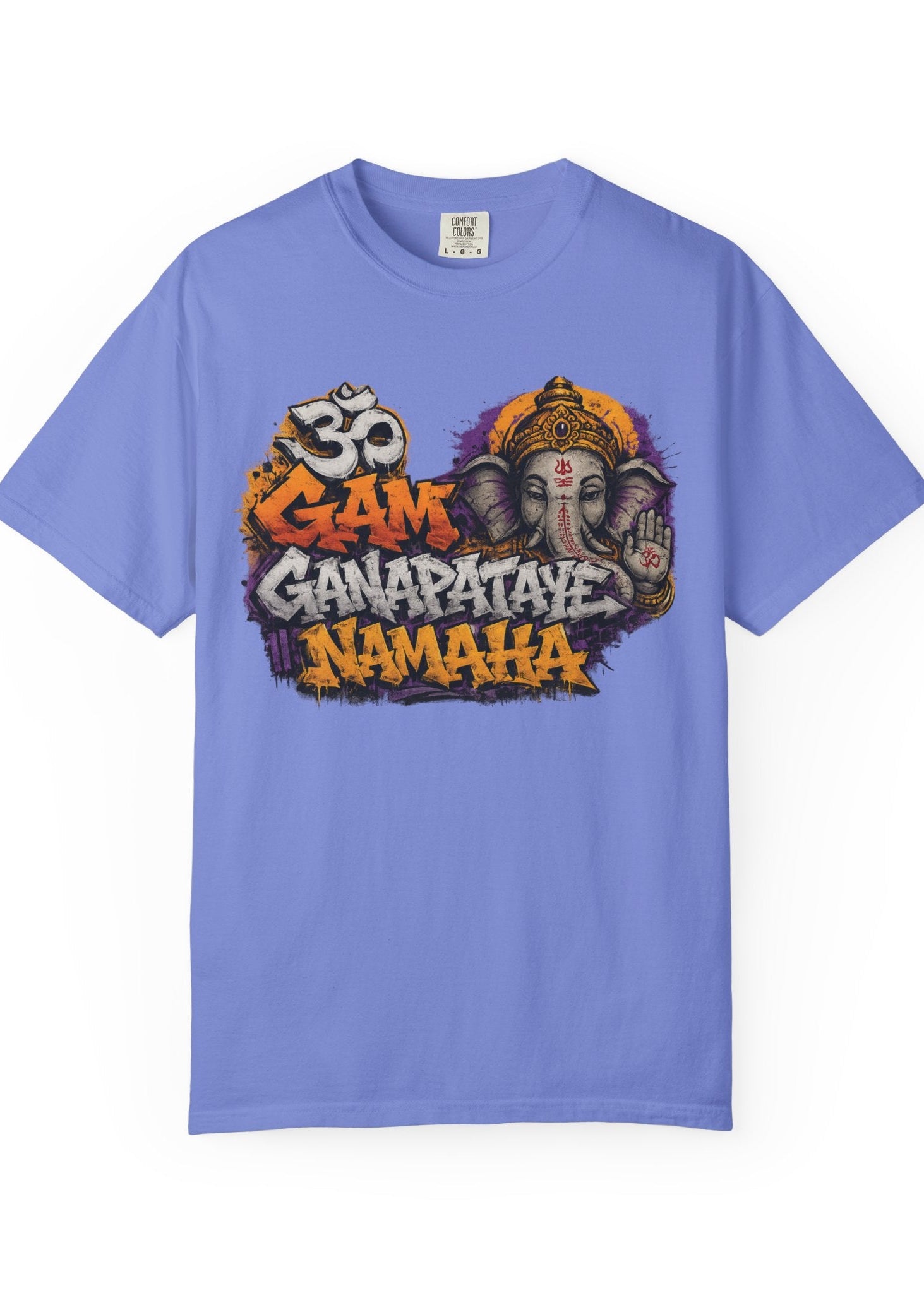 Om Gam Ganapataye Namaha Graffiti Ganesha Tee