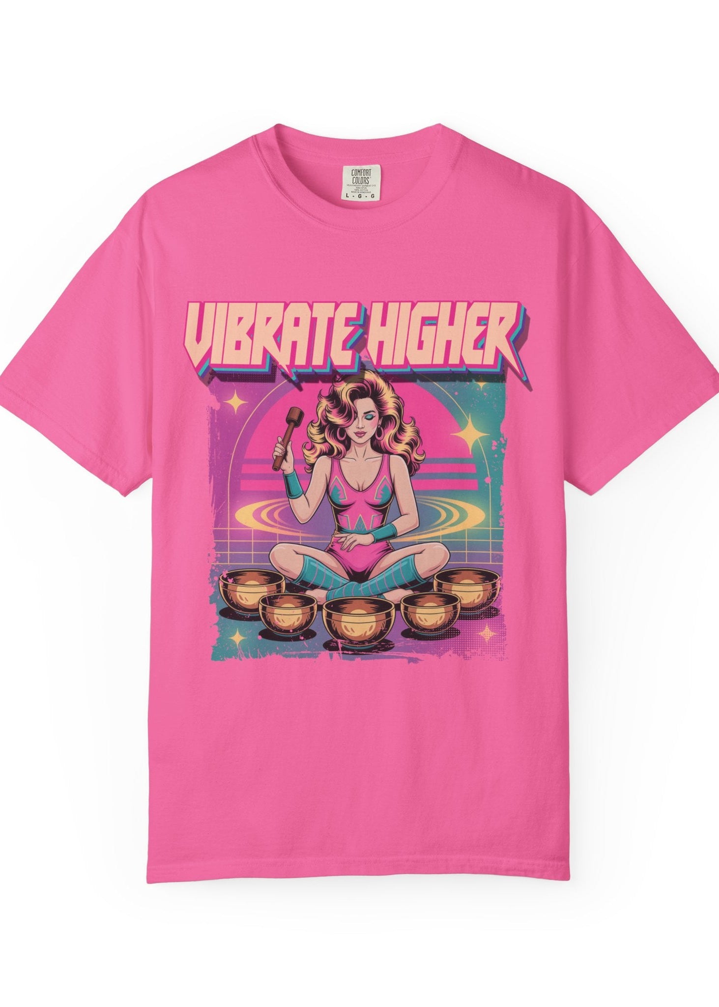 Vibrate Higher Retro 80s Sound Bath Tee