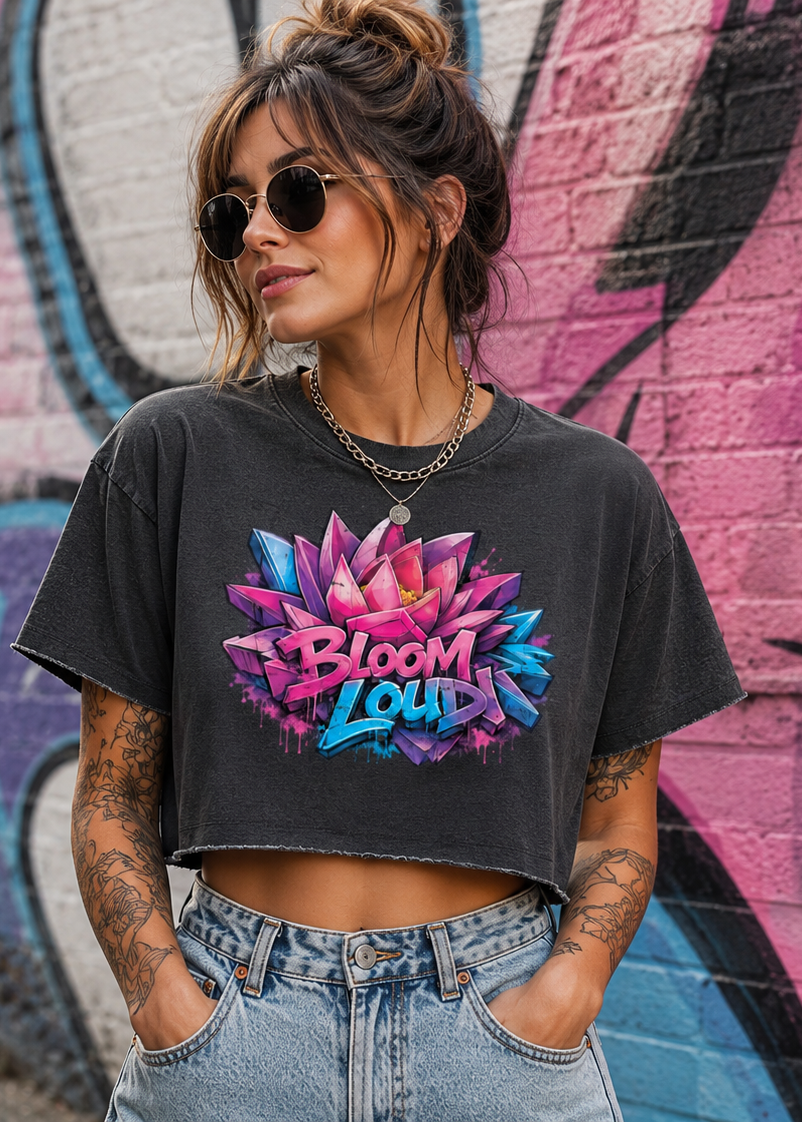 Bloom Loud Lotus Crop Top