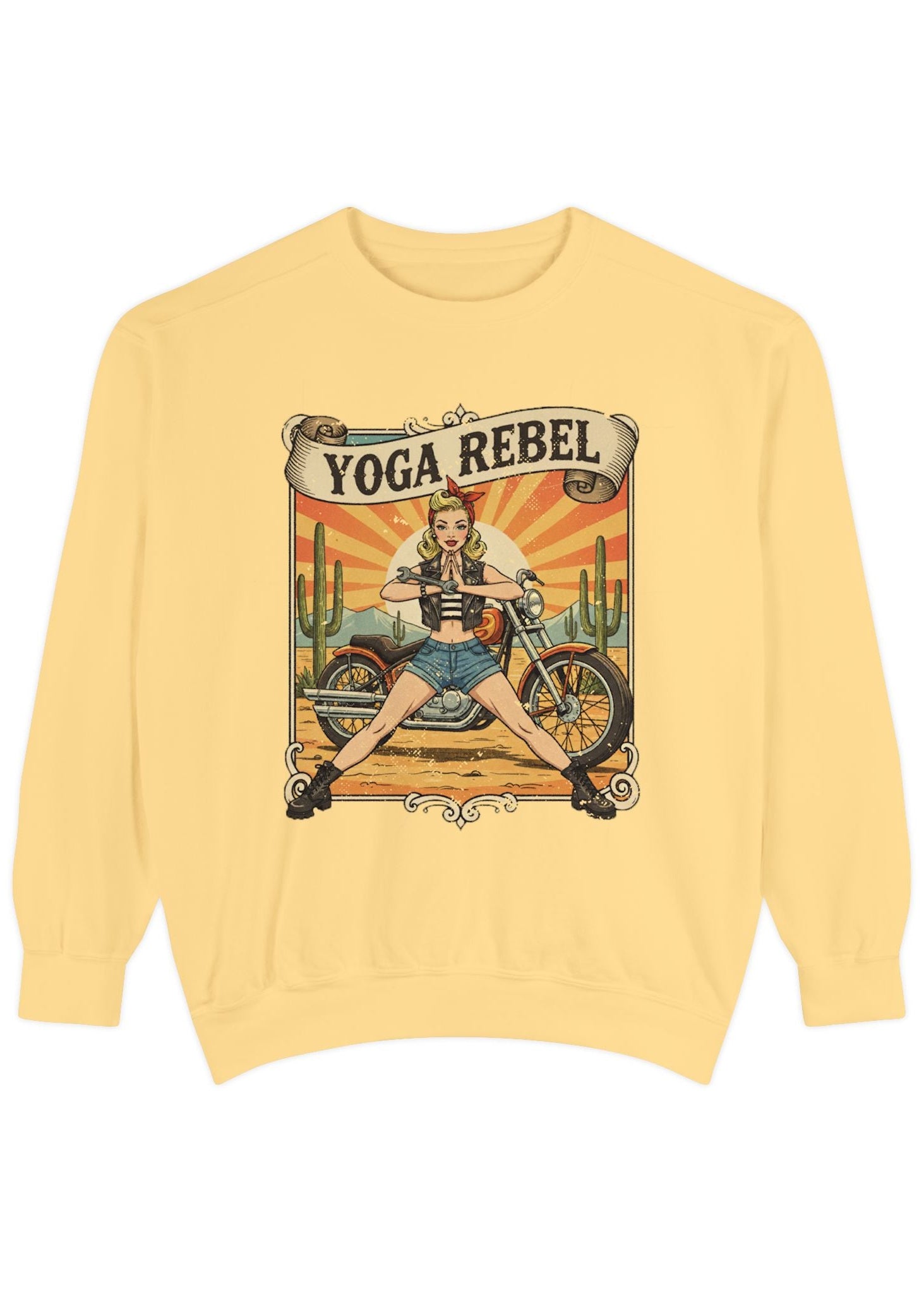 Biker Girl Yoga Pullover