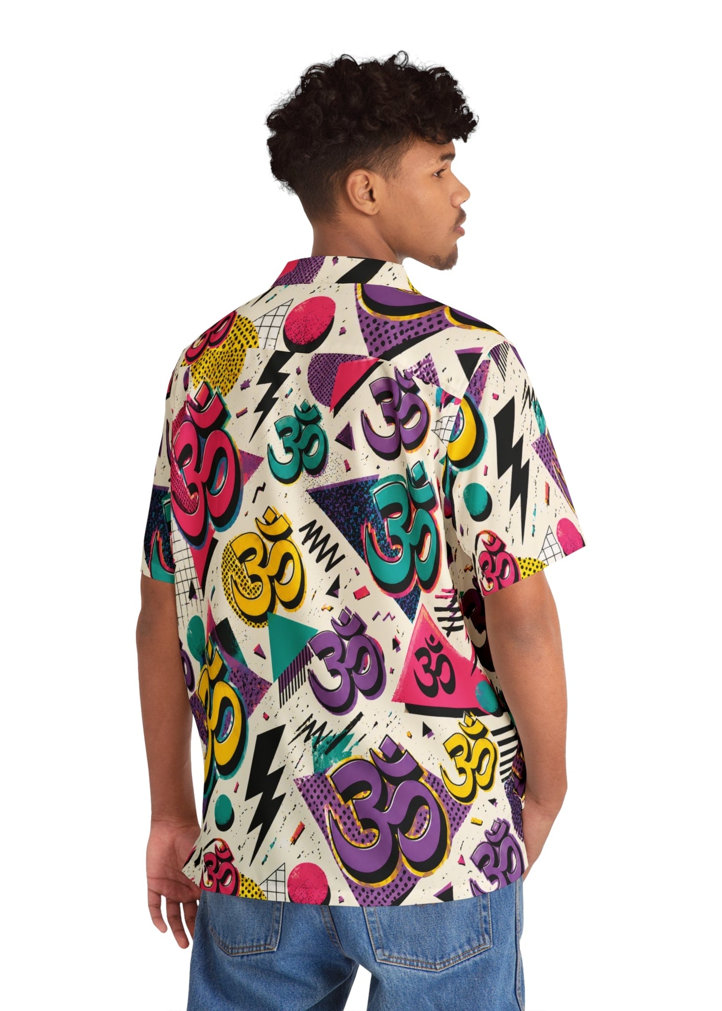 Retro Om Pop Art Hawaiian Shirt