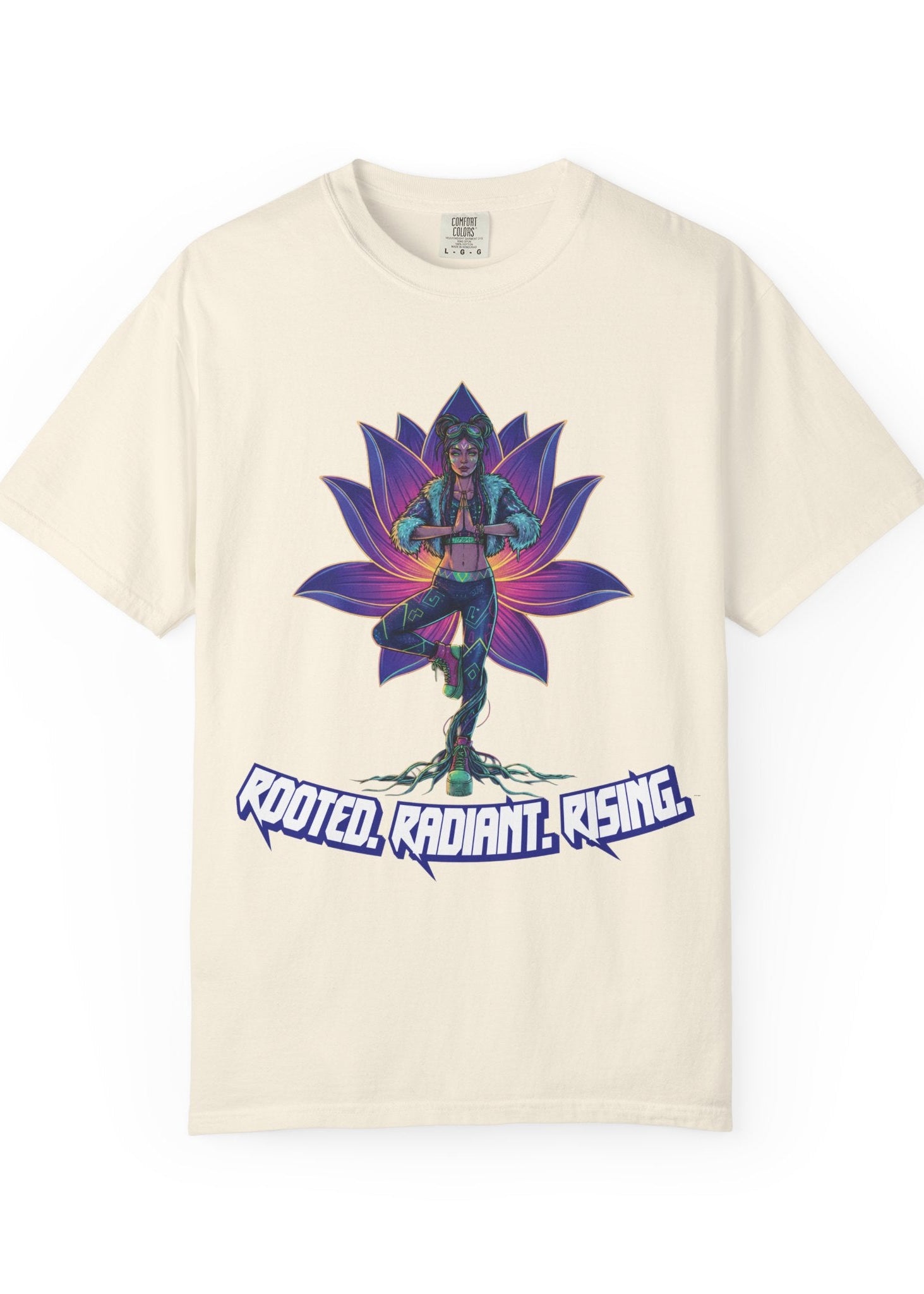 Rooted. Radiant. Rising. Graphic Tee – Urban Spirit Edition