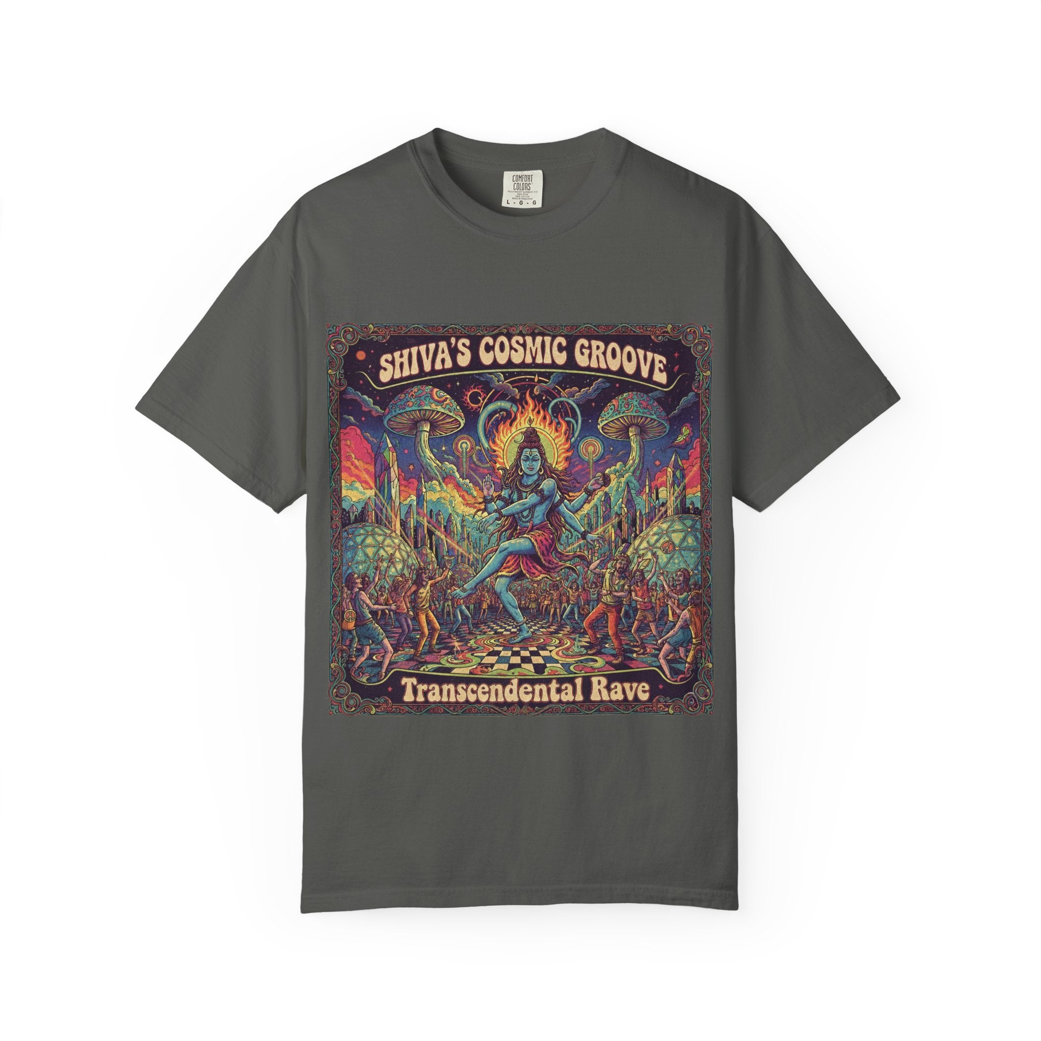 Shiva's Cosmic Groove T-Shirt – Transcendental Rave Psychedelic Graphic Tee