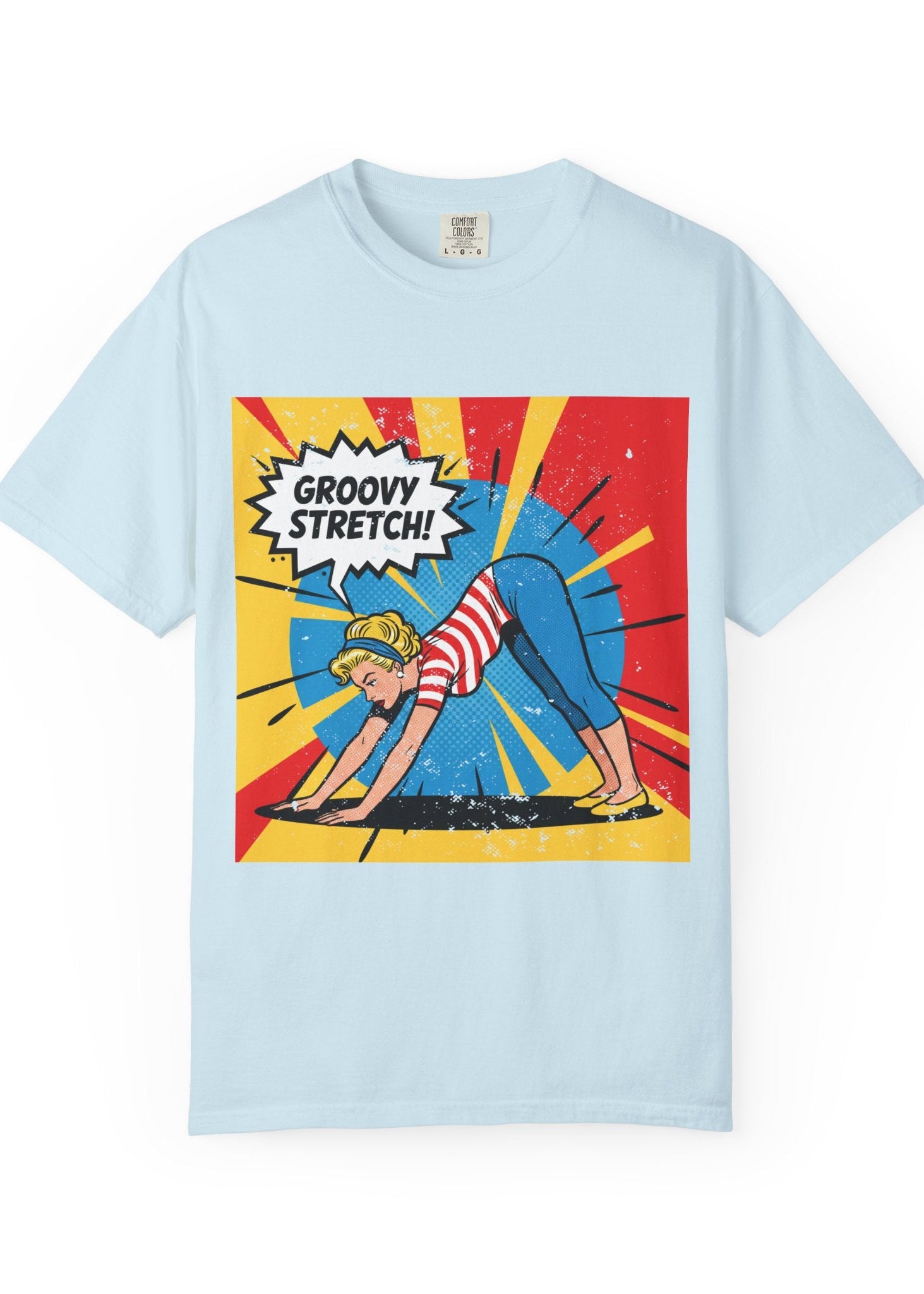 Retro Pop Art Yoga T-Shirt