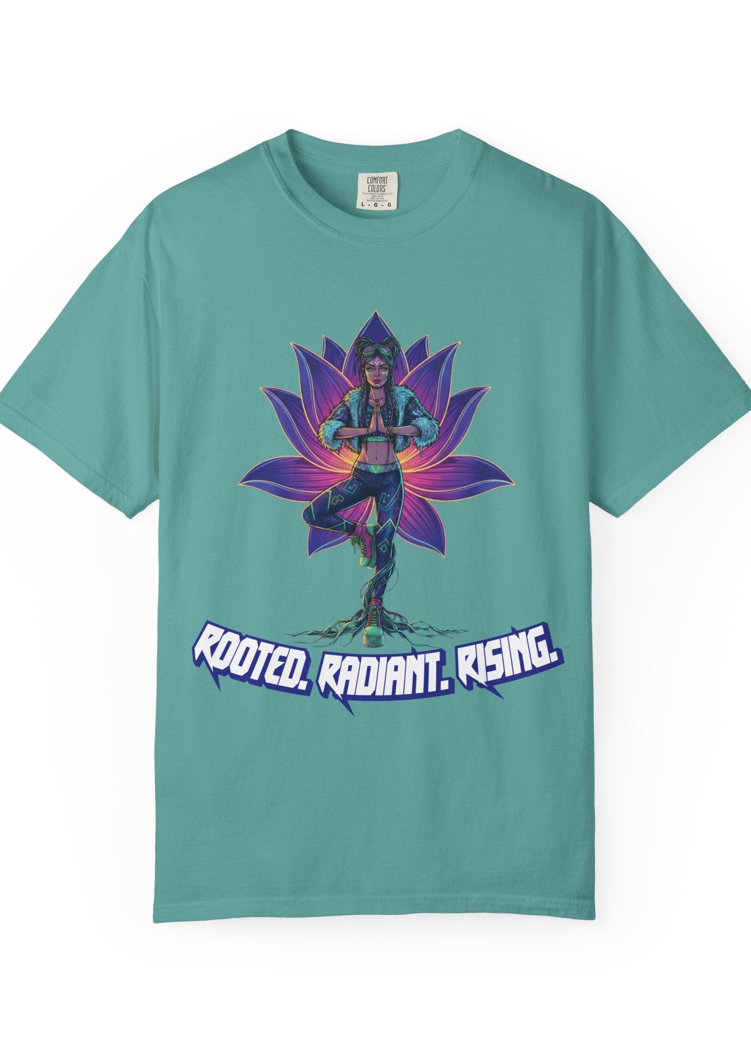 Rooted. Radiant. Rising. Graphic Tee – Urban Spirit Edition