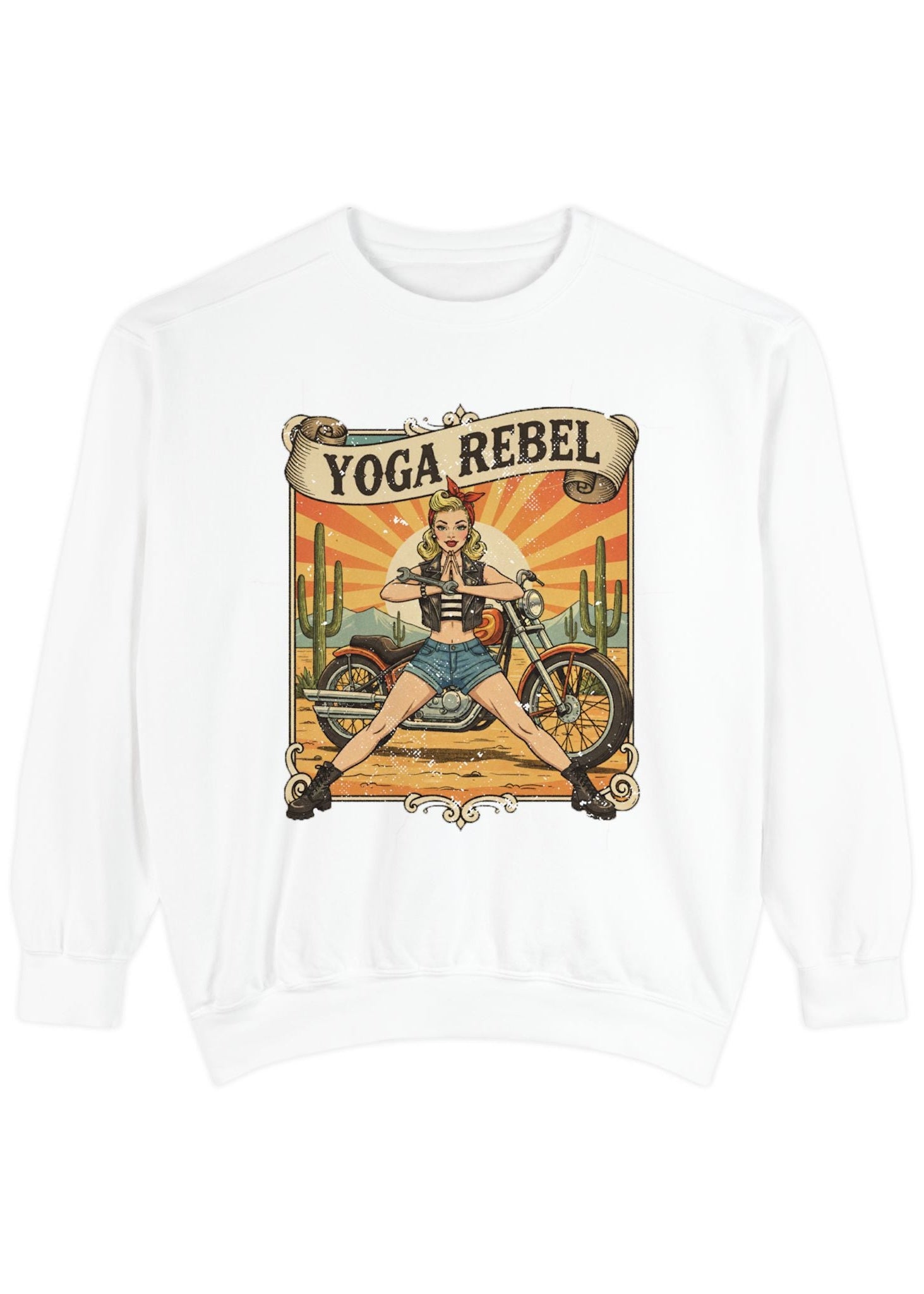 Biker Girl Yoga Pullover