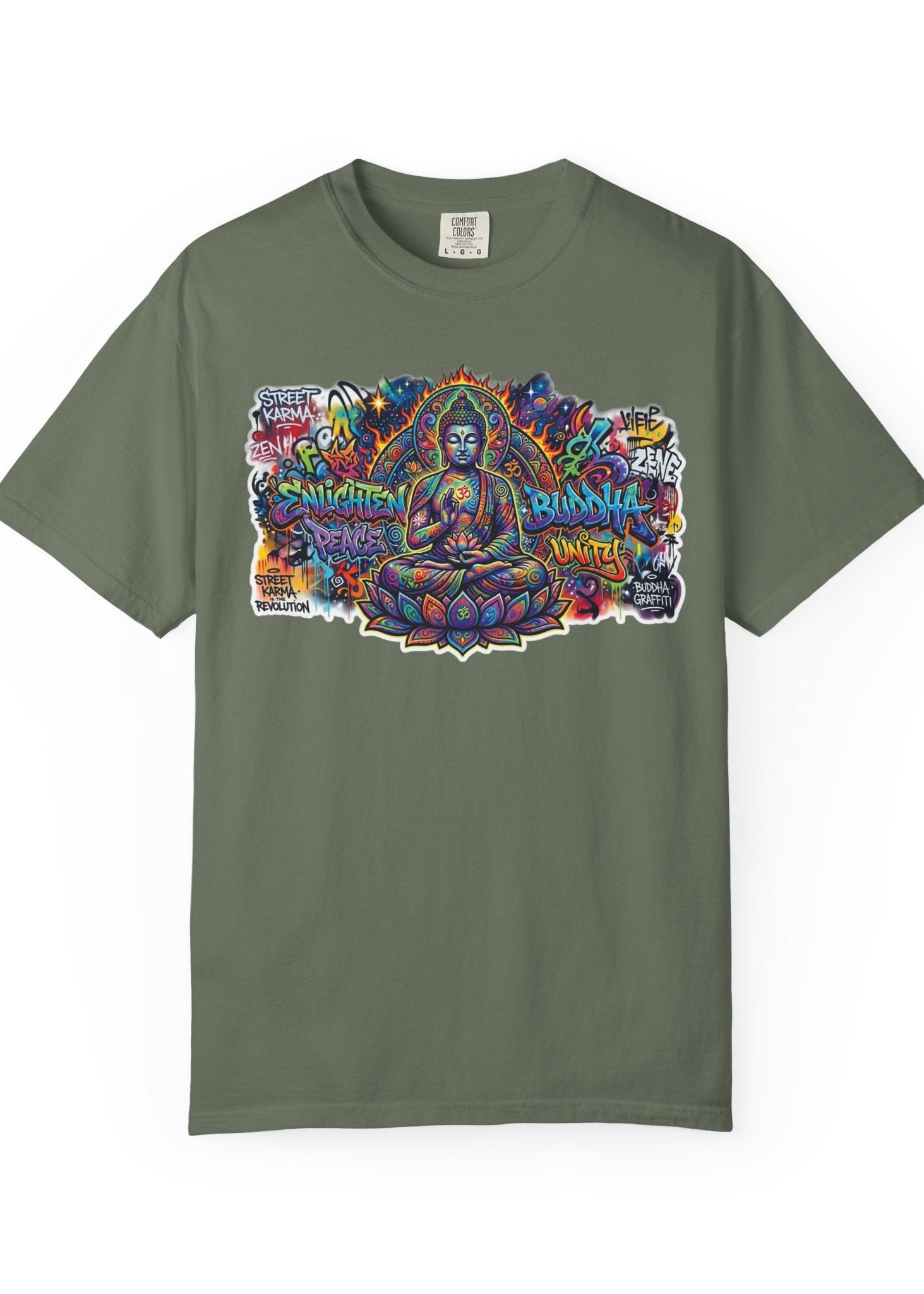 Graffiti Buddha Street Art T-Shirt