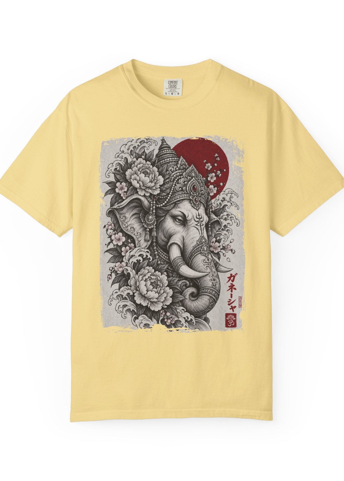 Japanese Ganesha Tattoo Graphic T-Shirt