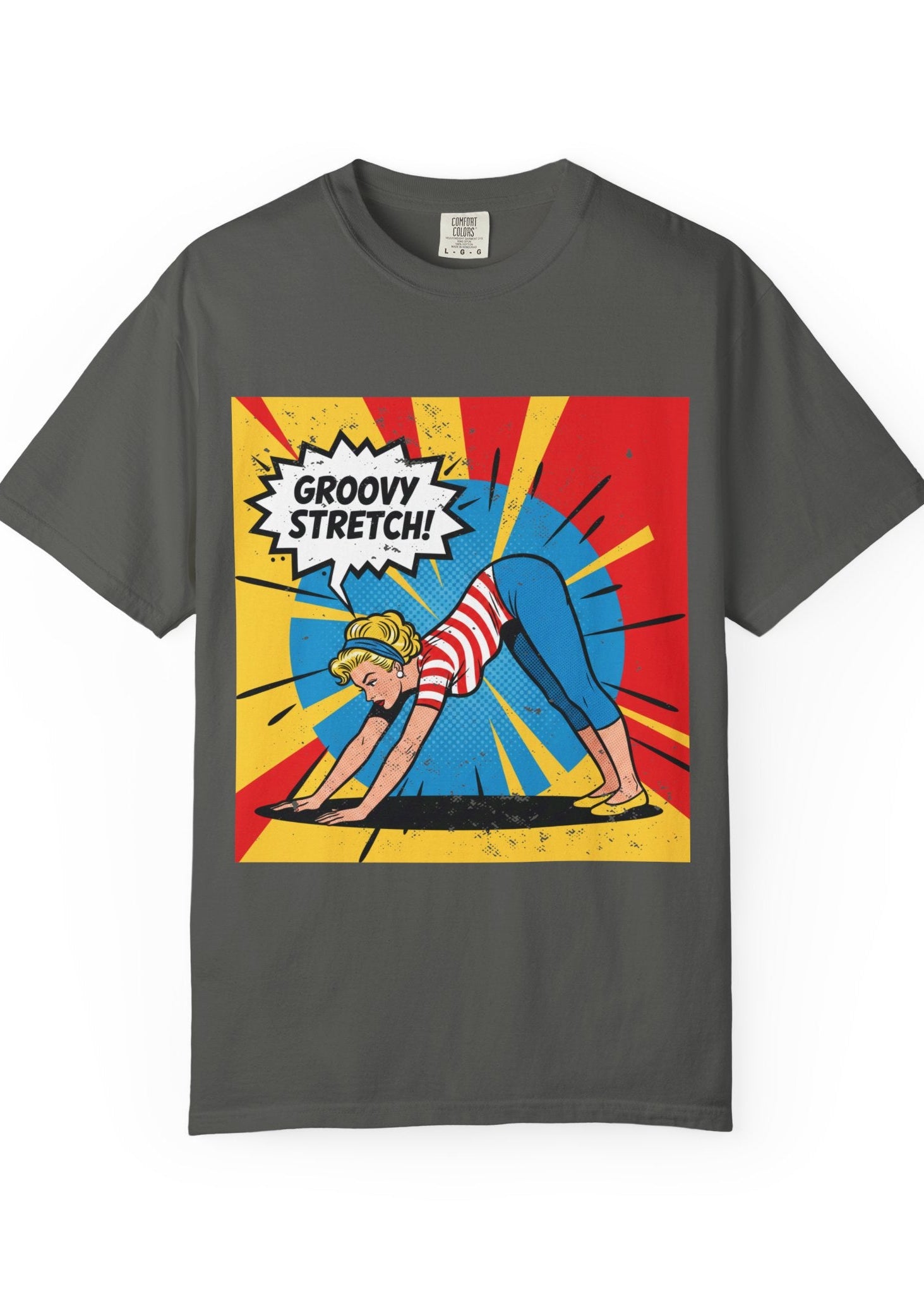 Retro Pop Art Yoga T-Shirt