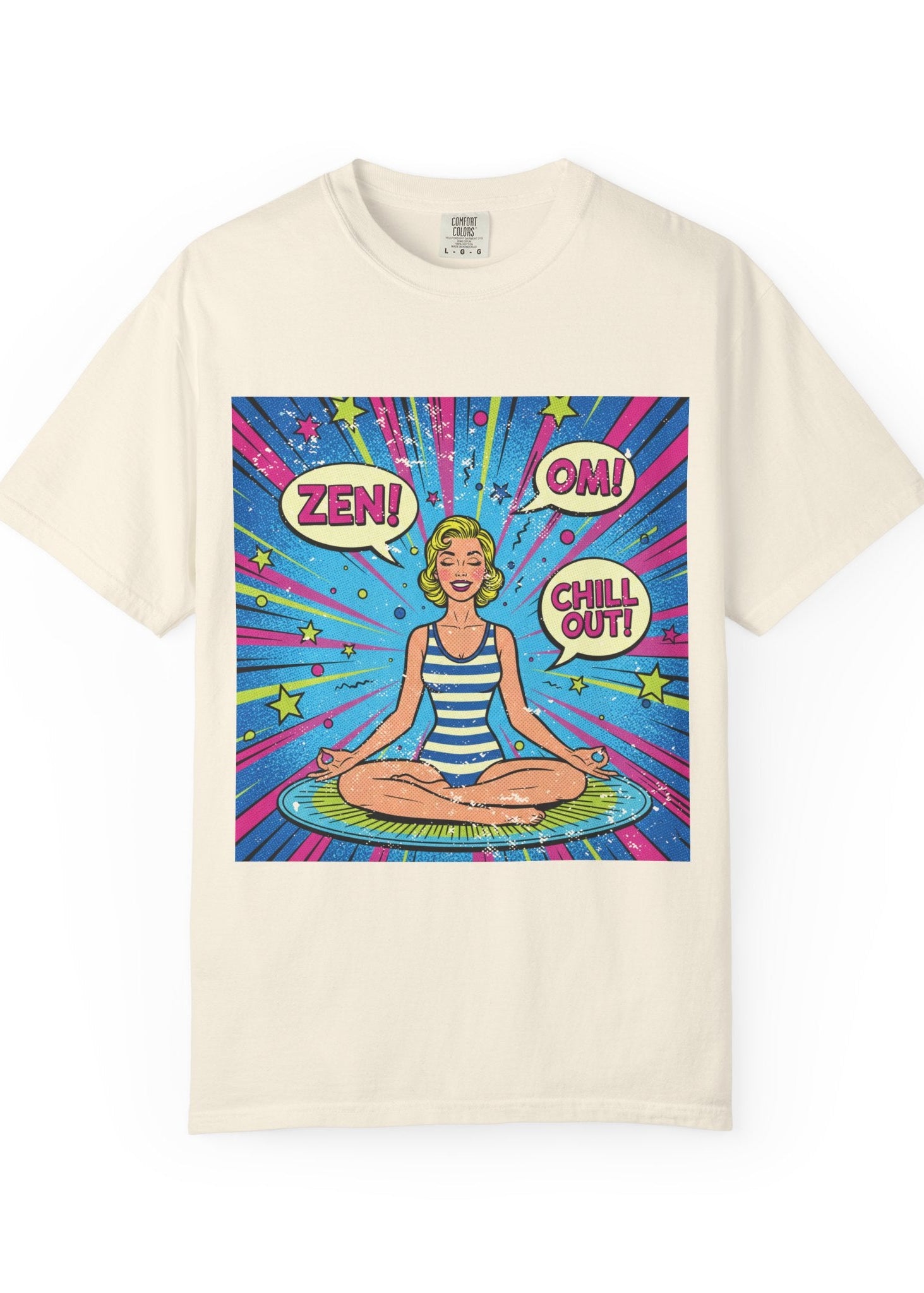 Vintage Zen Pop Art T-Shirt