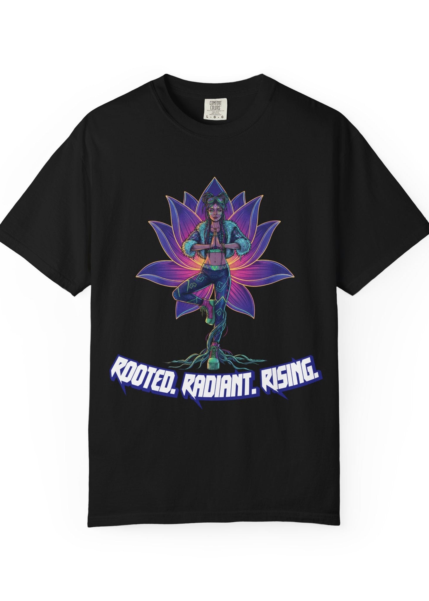 Rooted. Radiant. Rising. Graphic Tee – Urban Spirit Edition