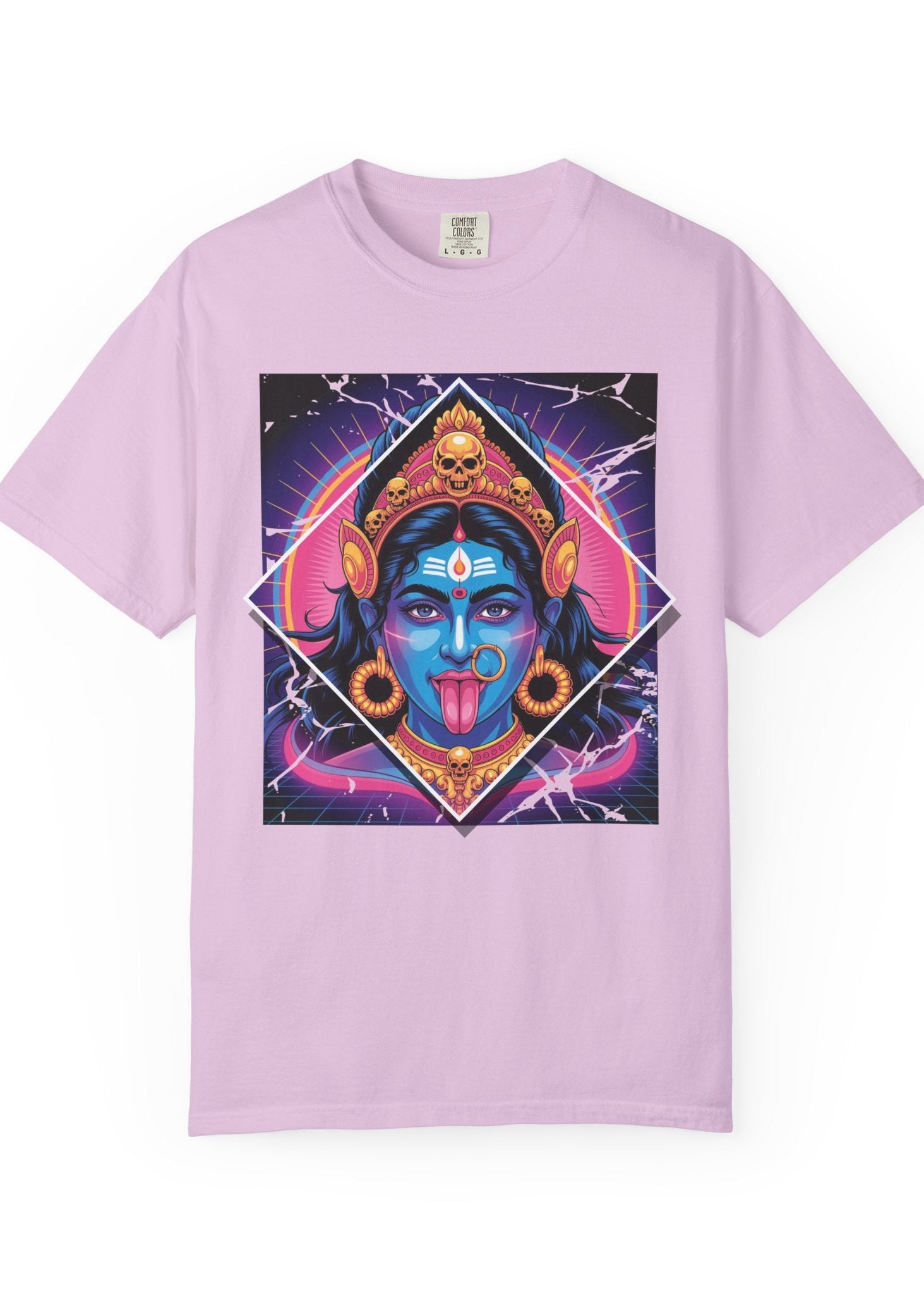 80s Neon Maa Kali Graphic Tee