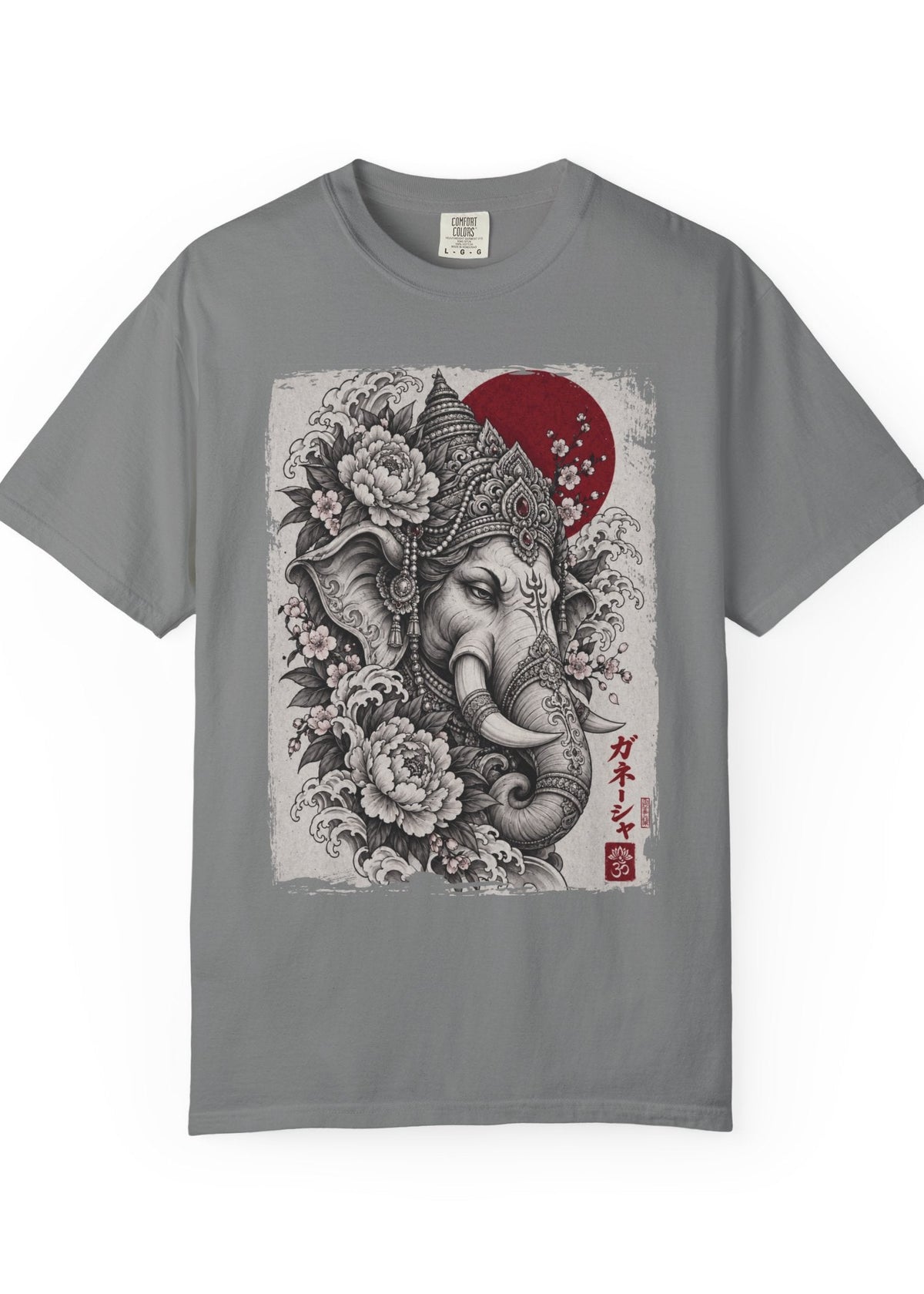 Japanese Ganesha Tattoo Graphic T-Shirt