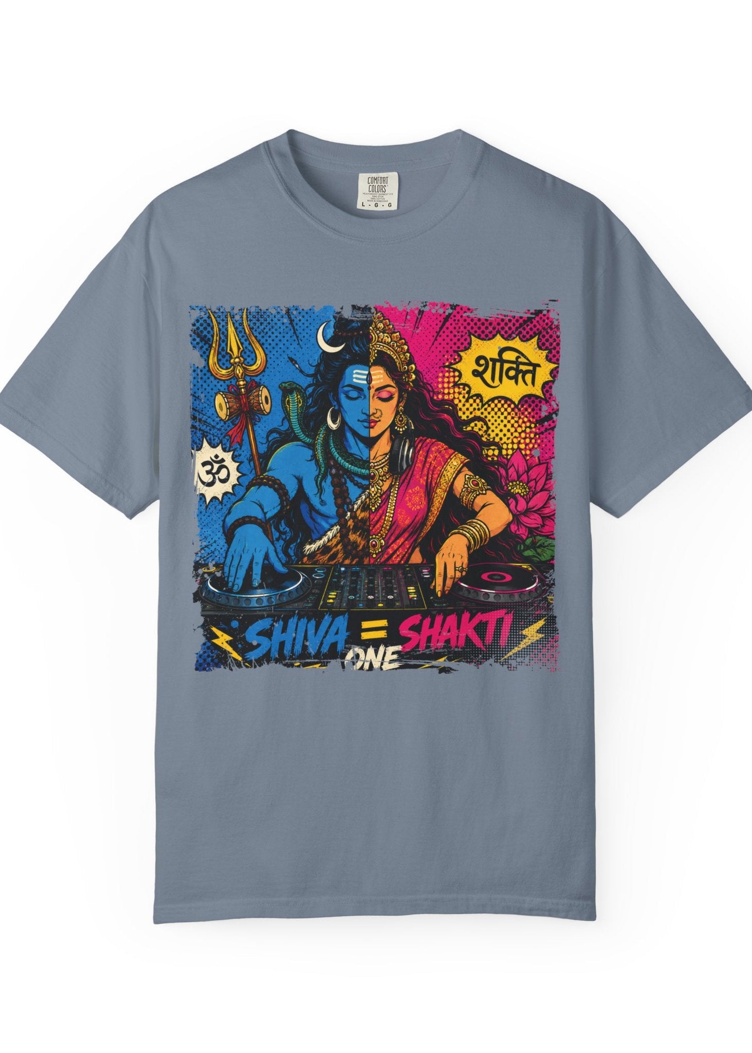 Shiva Shakti DJ Pop Art T-Shirt