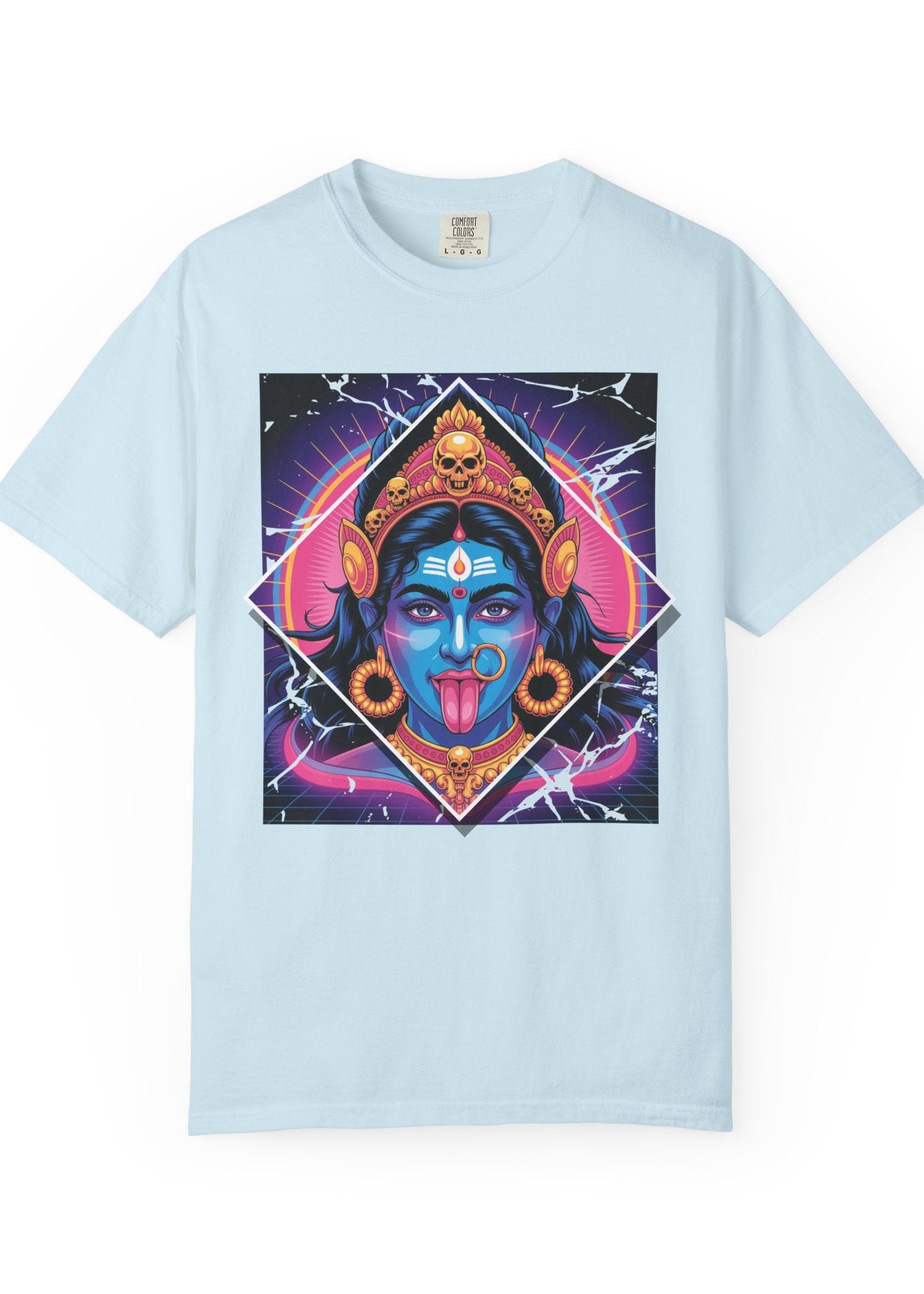 80s Neon Maa Kali Graphic Tee