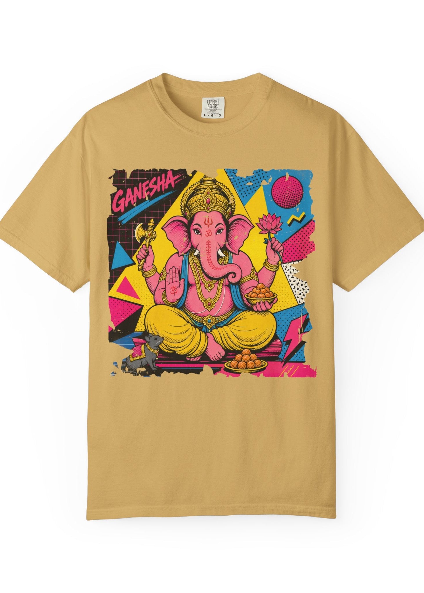 80s Pop Art Lord Ganesha Graphic T-Shirt