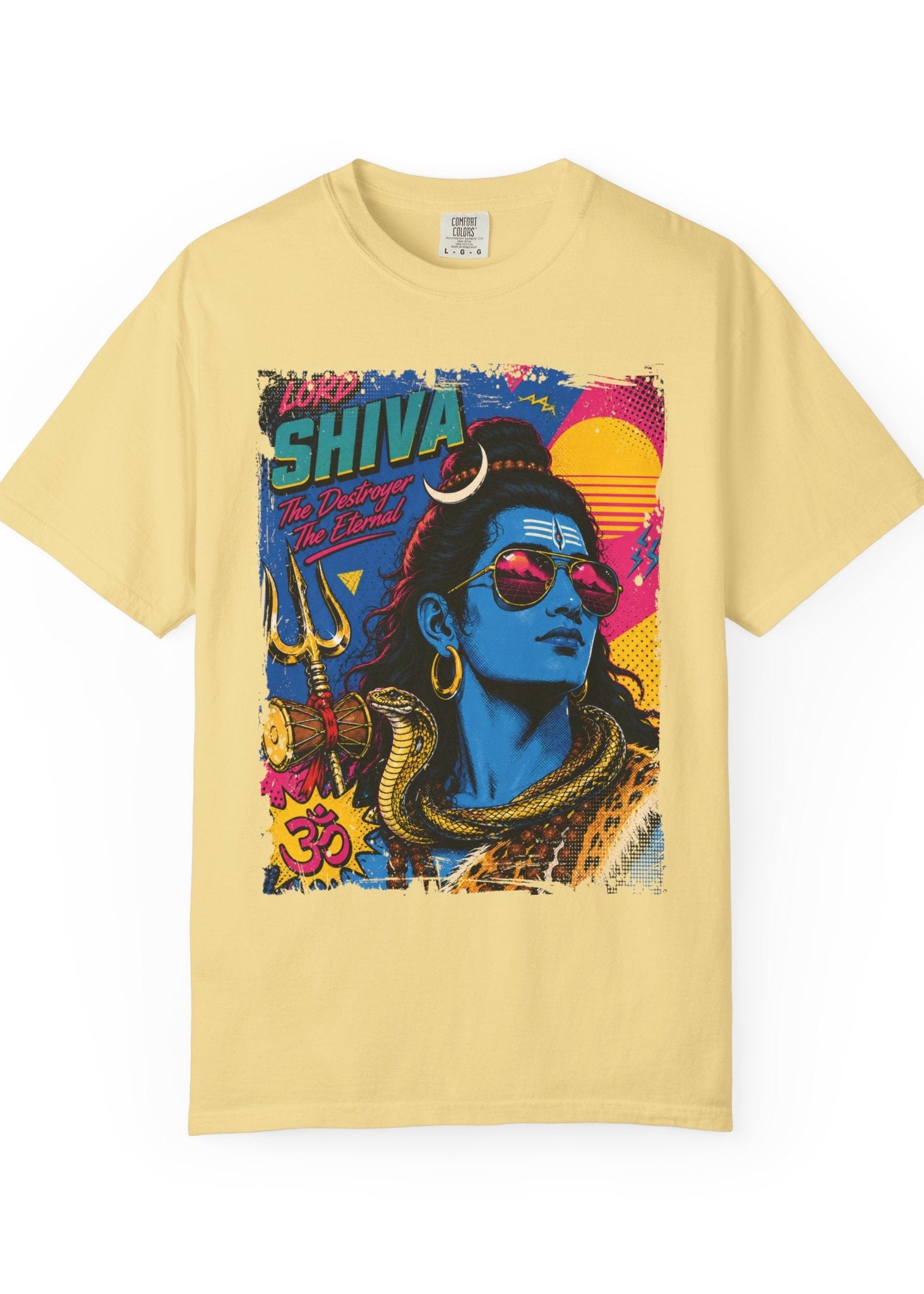 Retro Lord Shiva Pop Art T-Shirt