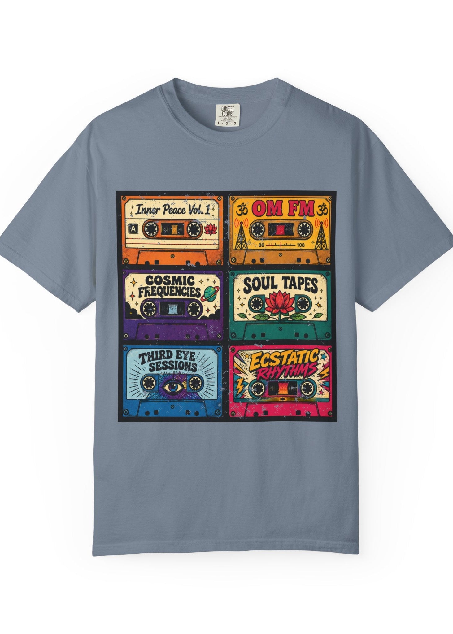 Retro Cassette Tape Yoga T-Shirt