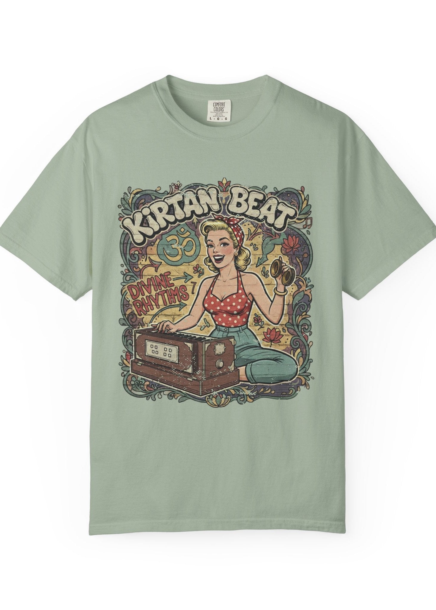 Kirtan Beat Retro Yoga T-Shirt