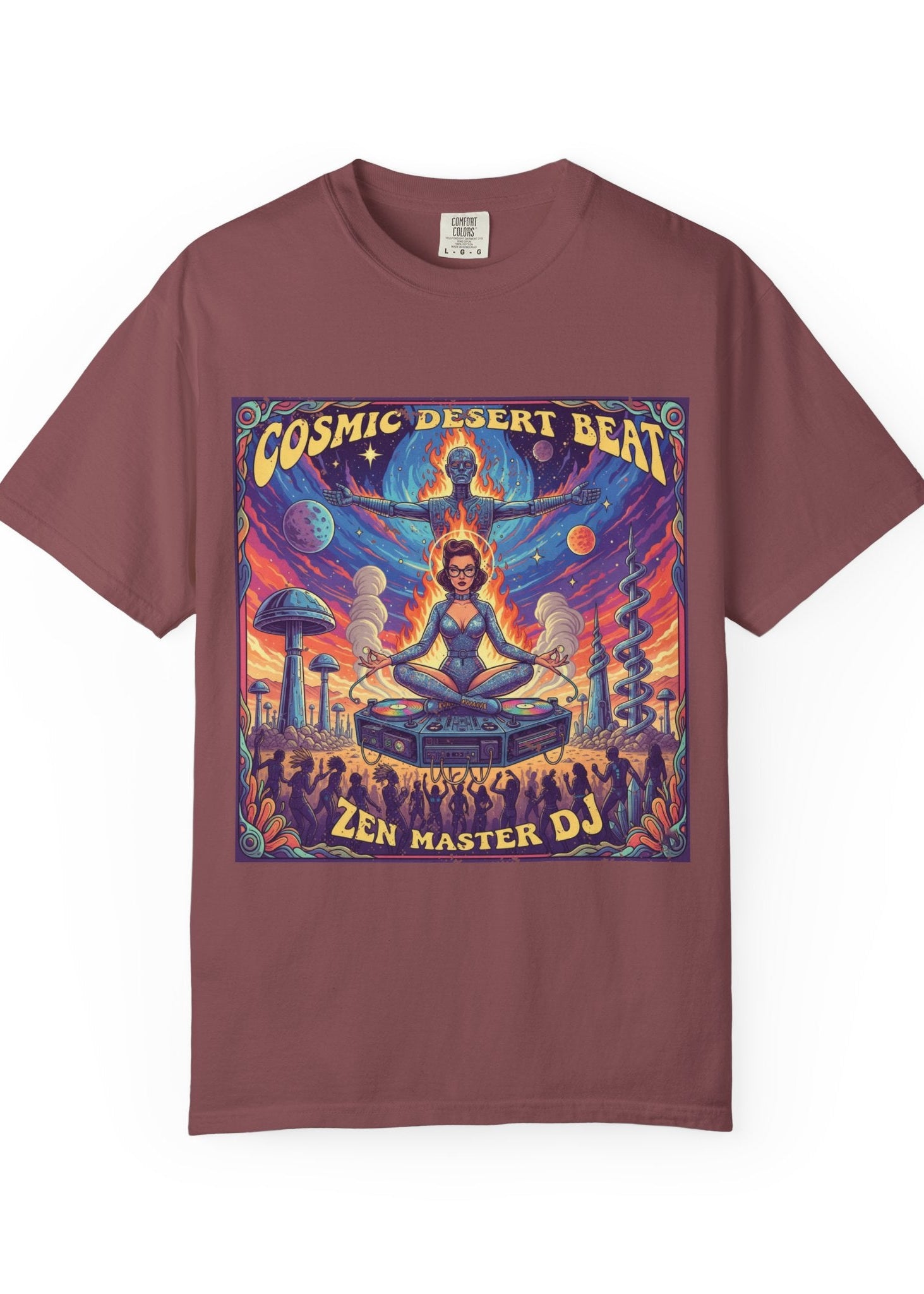 Pinup DJ Desert Rave T-Shirt