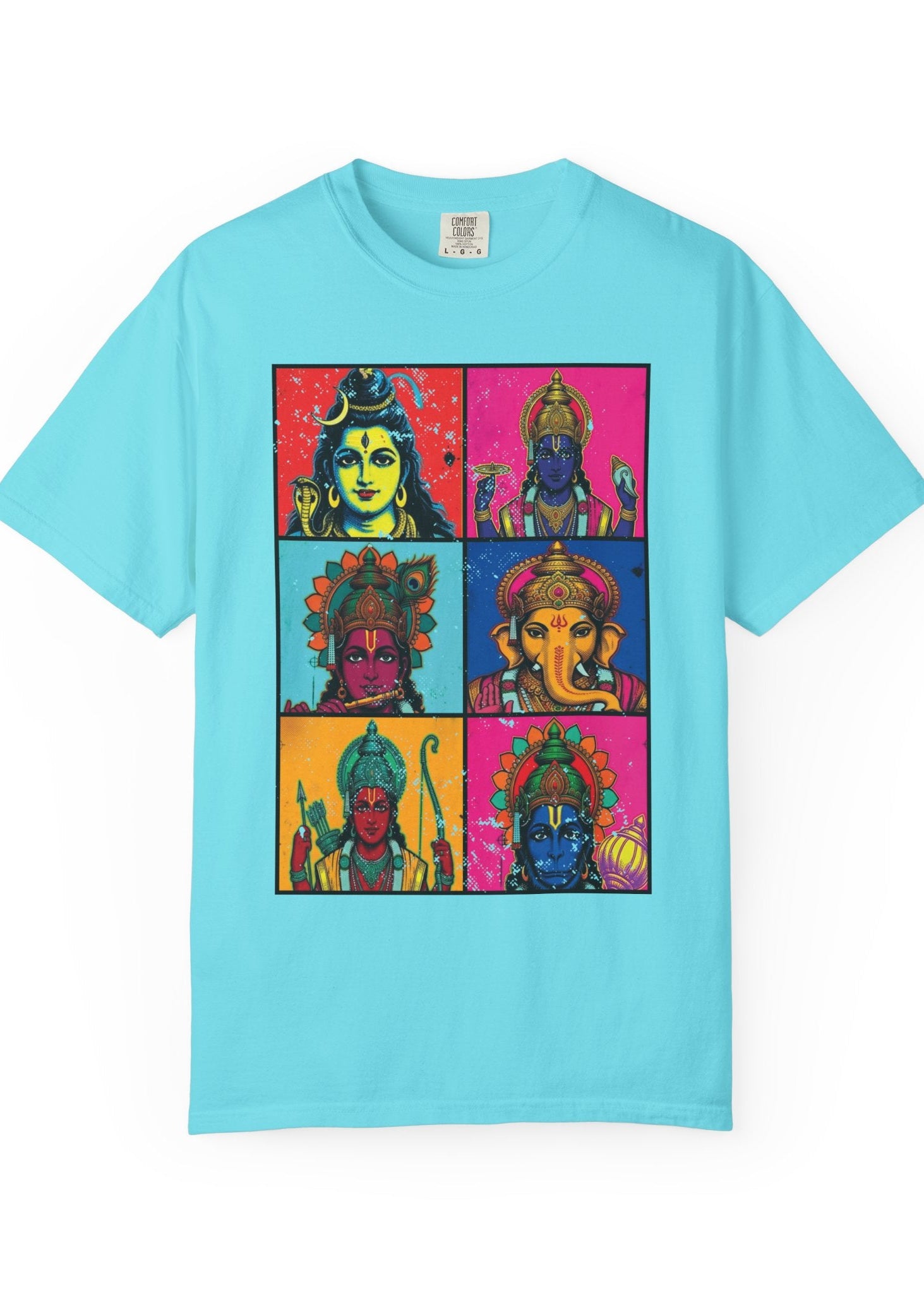 Pop Art Hindu Gods T-Shirt – Krishna, Shiva, Ganesha & More