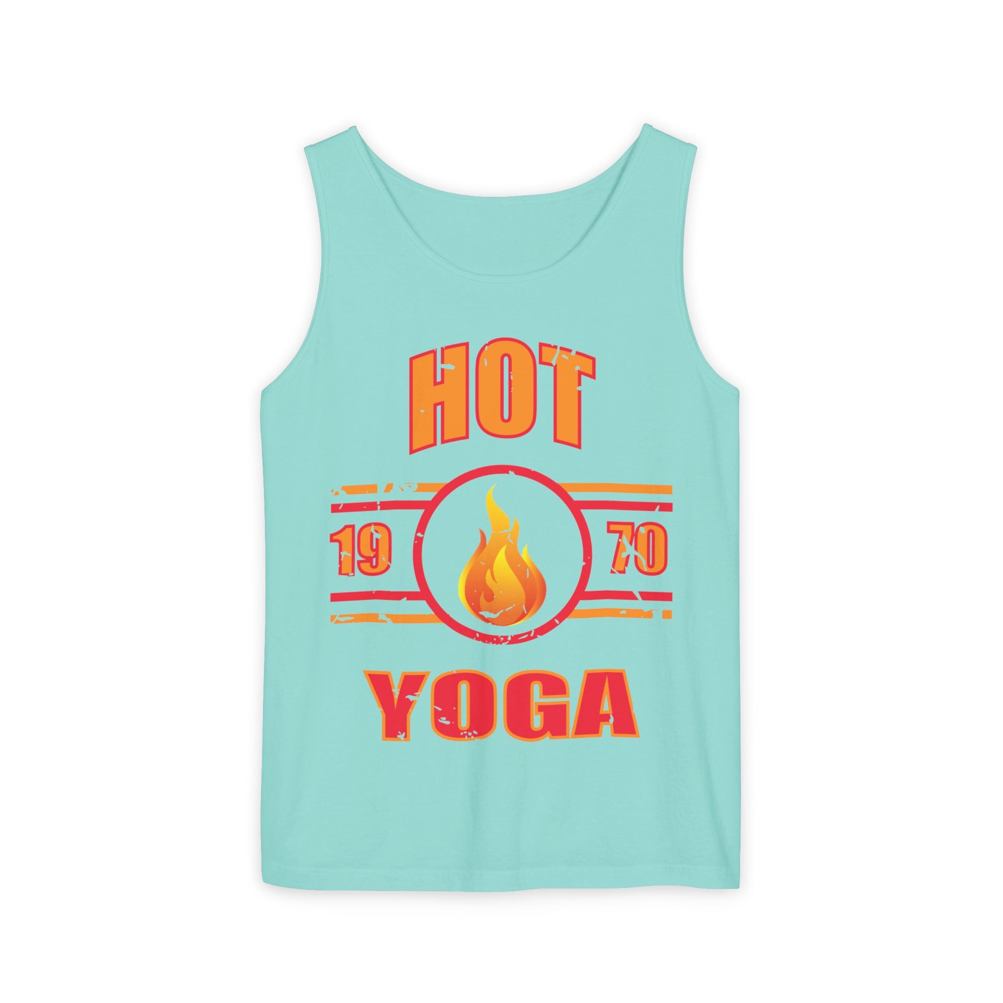 Vintage Hot Yoga Muscle Tank – Retro 1970 Style Fitness Top