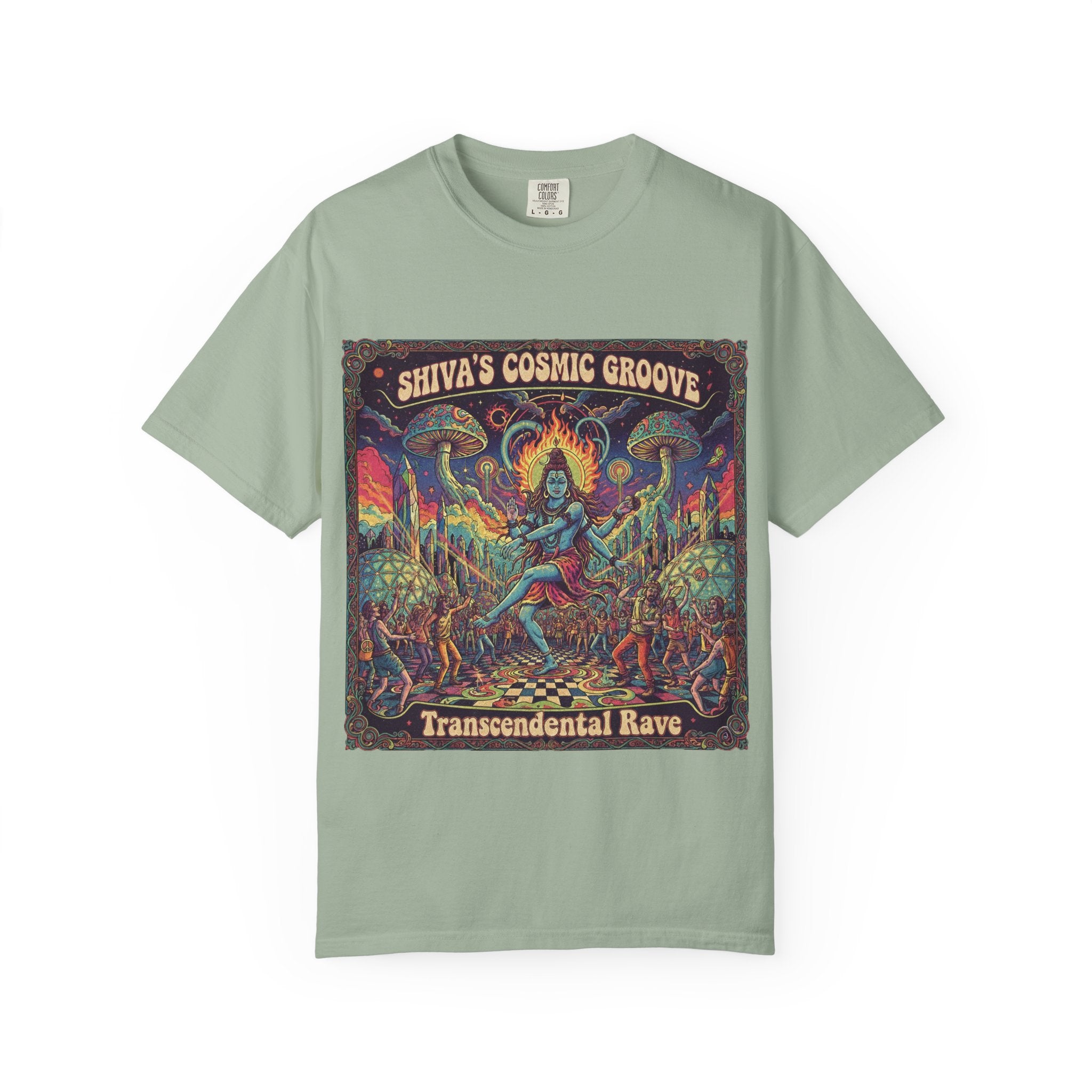 Shiva's Cosmic Groove T-Shirt – Transcendental Rave Psychedelic Graphic Tee