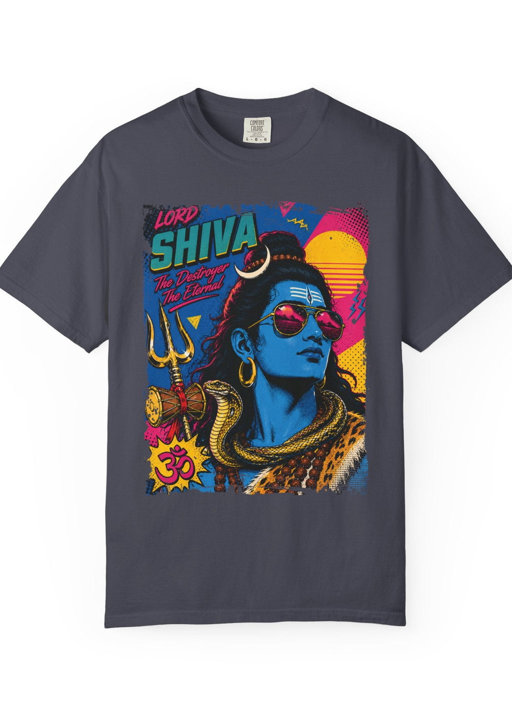 Retro Lord Shiva Pop Art T-Shirt