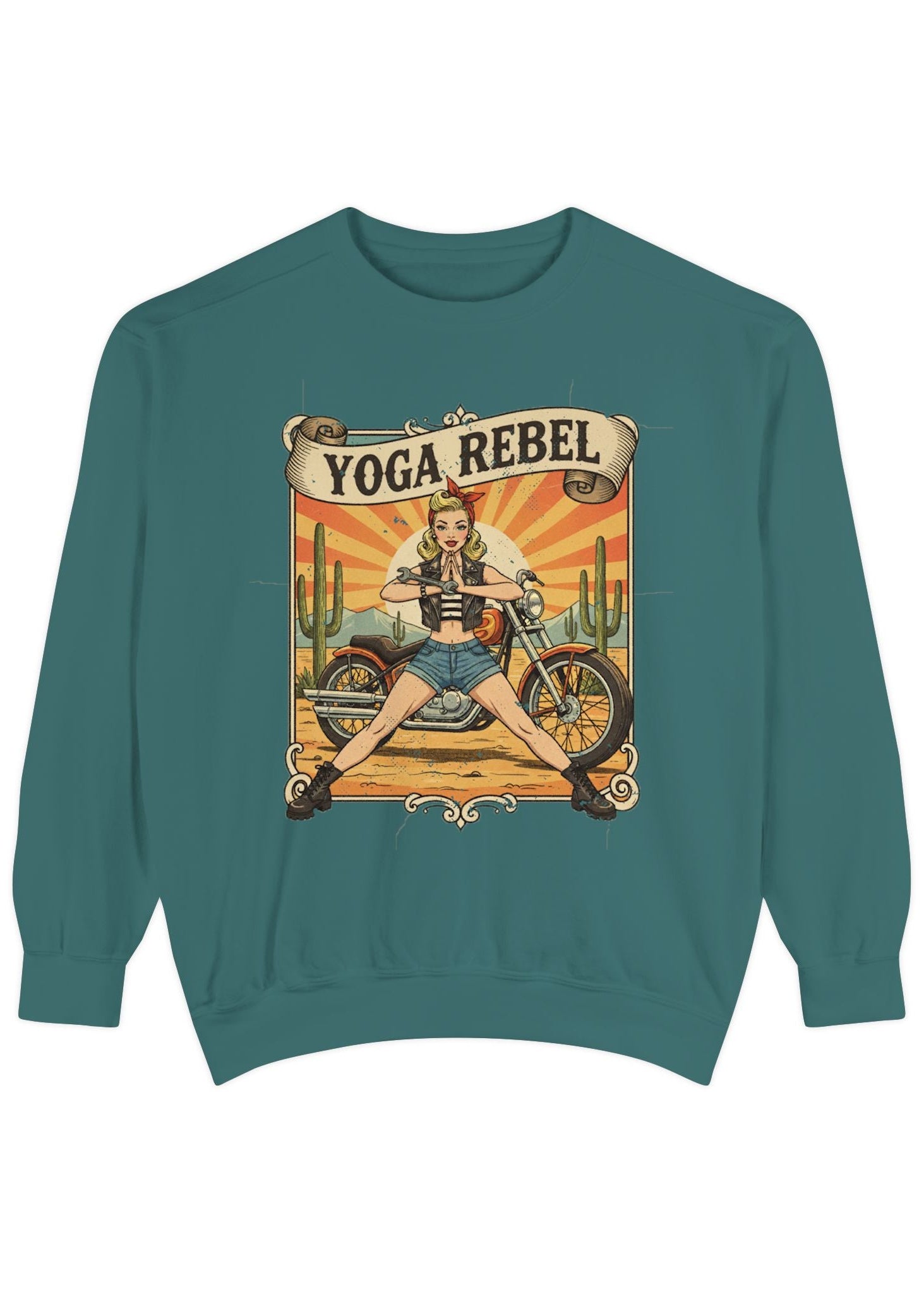 Biker Girl Yoga Pullover