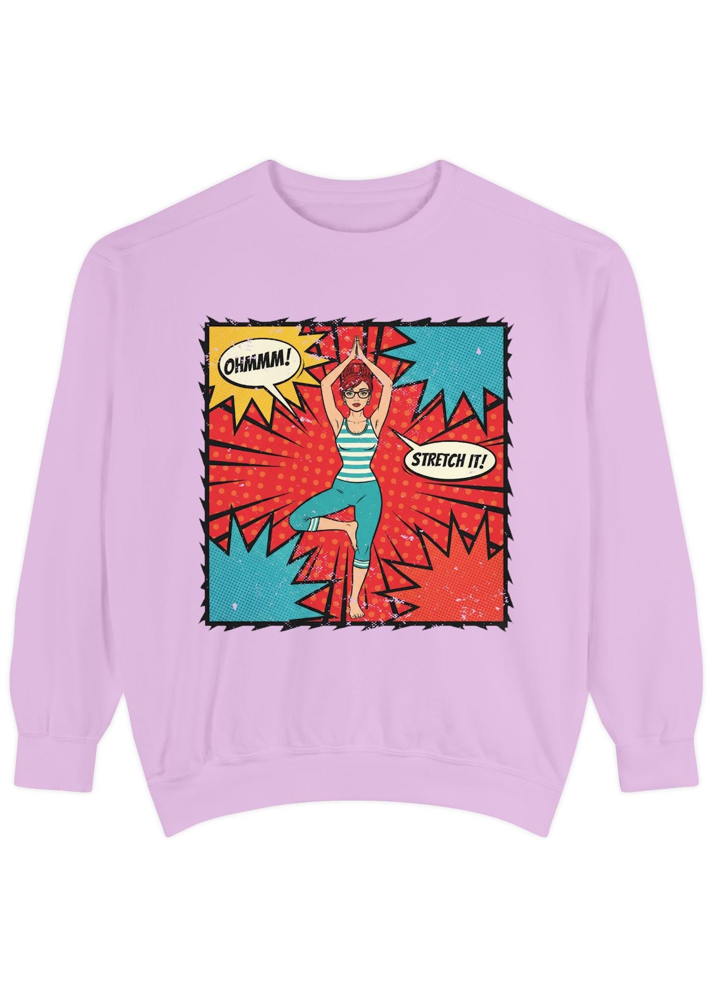 Retro Comic Yoga Sweatshirt