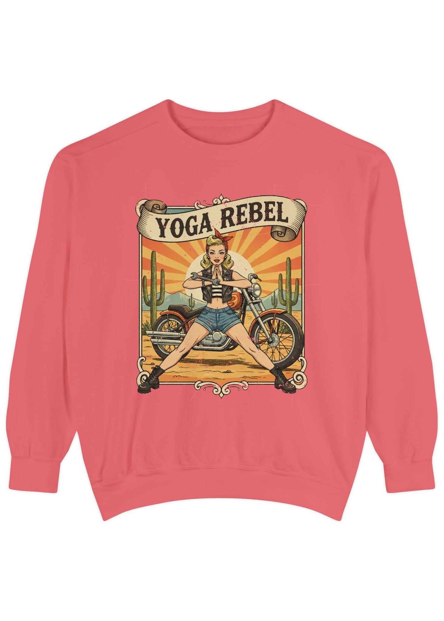 Biker Girl Yoga Pullover