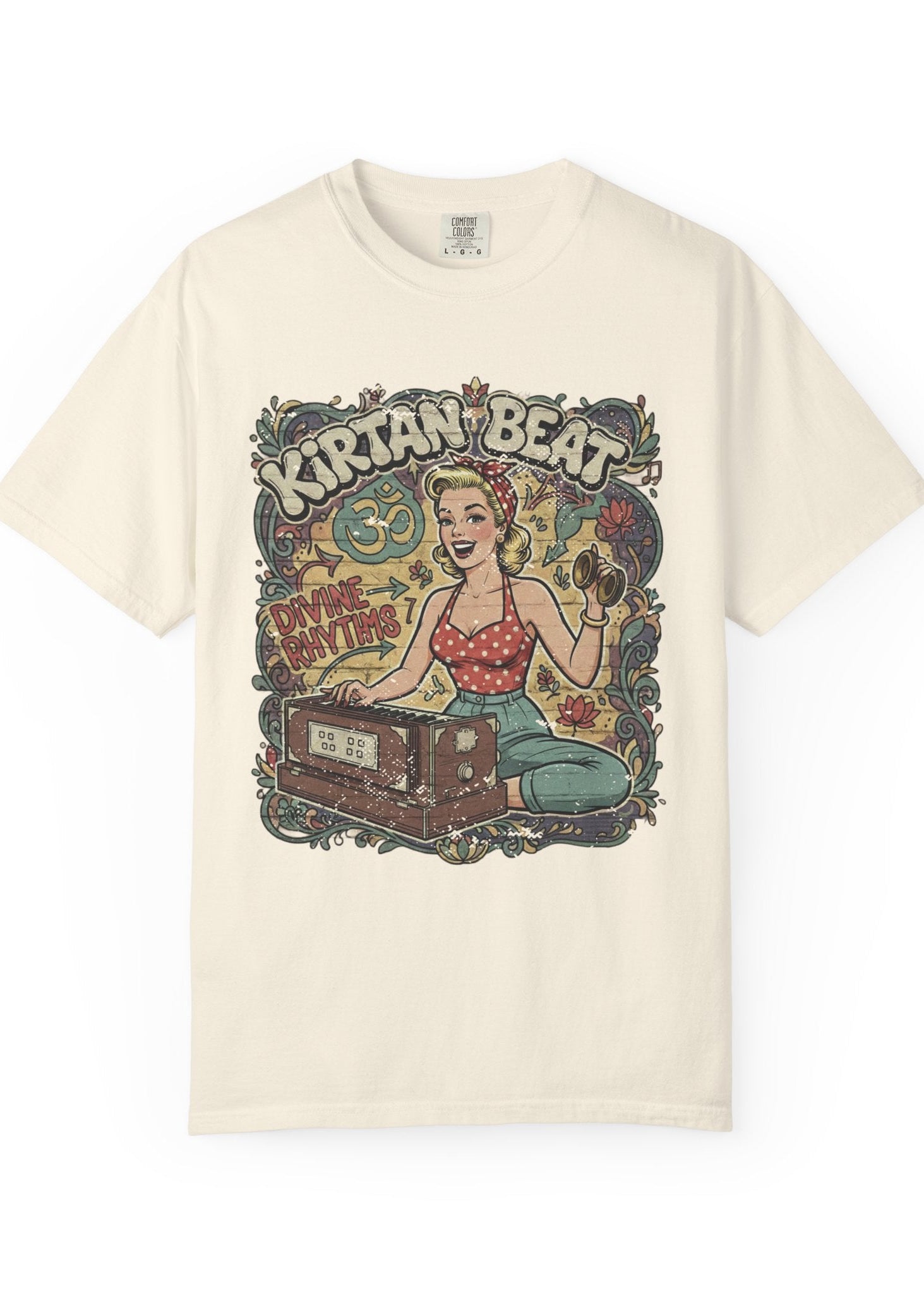 Kirtan Beat Retro Yoga T-Shirt