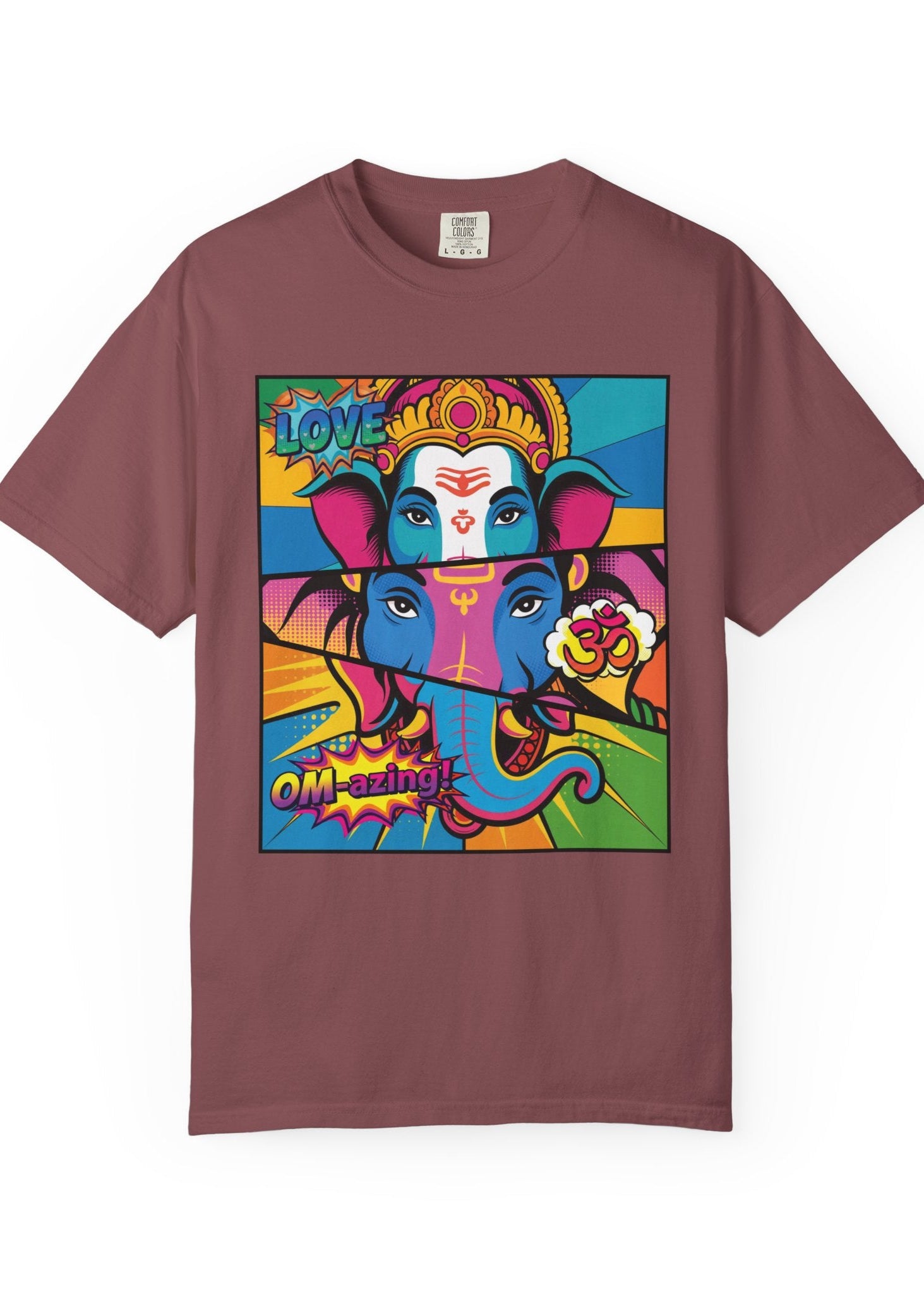 Pop Art Lord Ganesha “OM-azing” T-Shirt