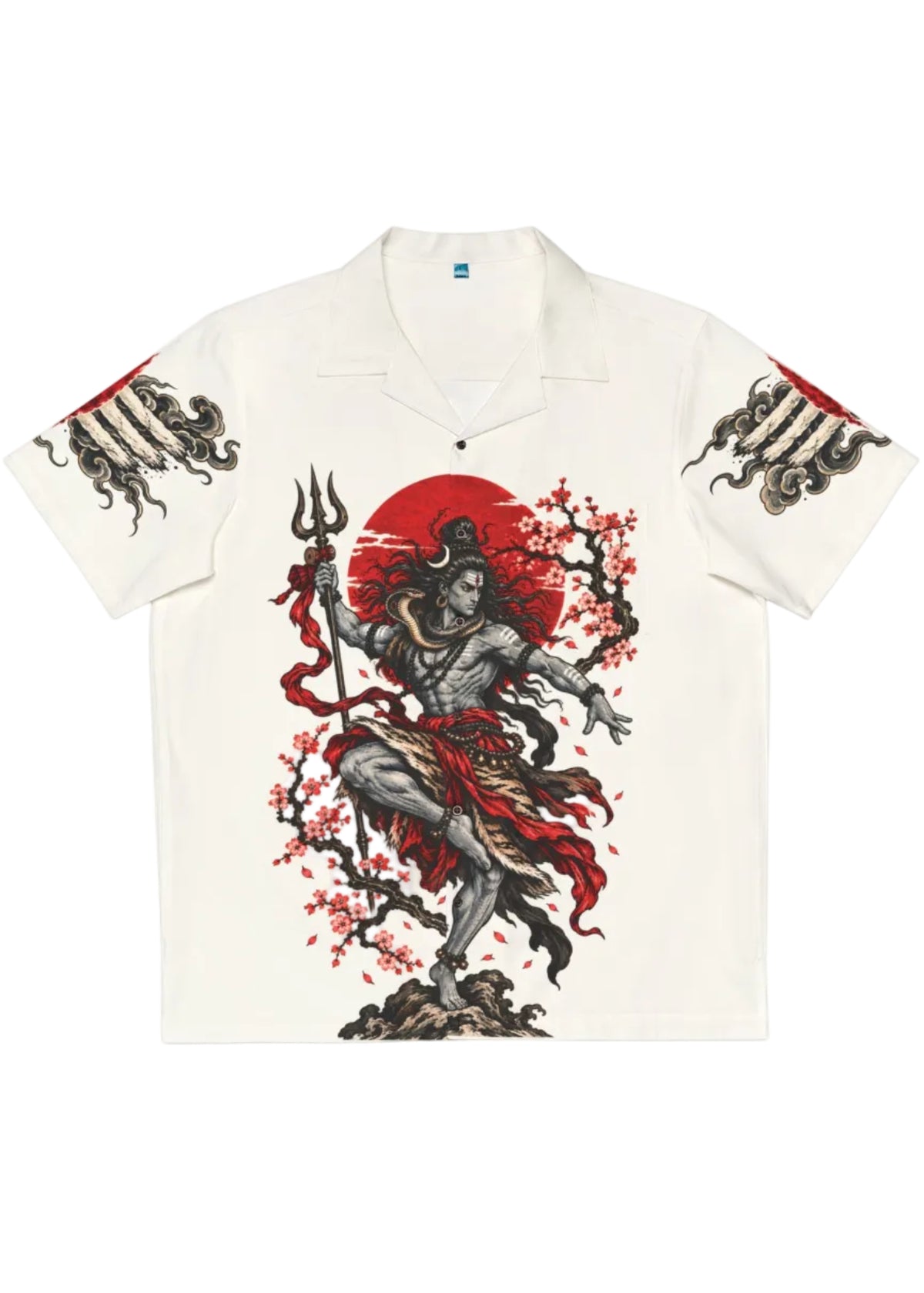 Lord Shiva Om Namah Shivaya Japanese Tattoo Hawaiian Shirt