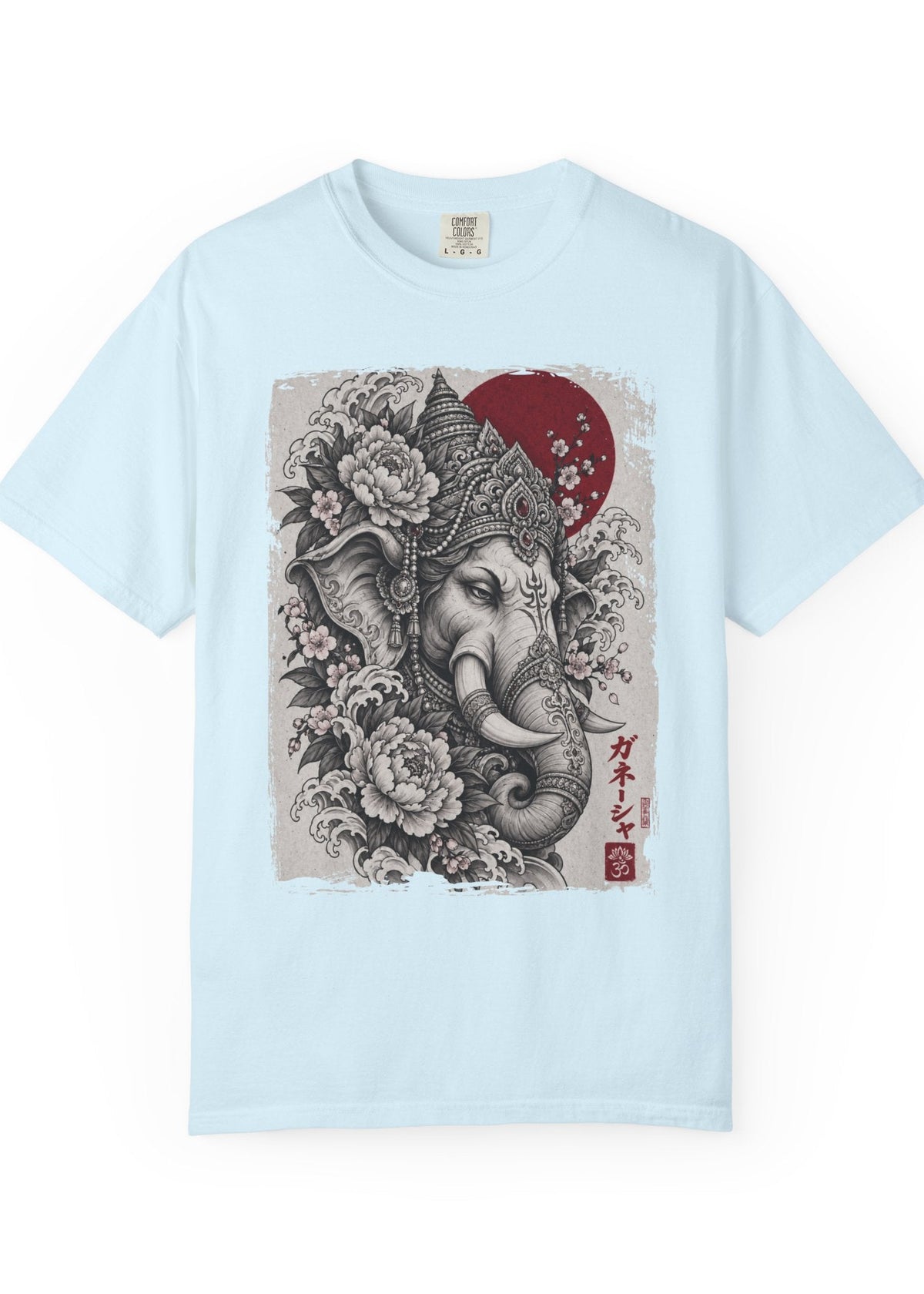 Japanese Ganesha Tattoo Graphic T-Shirt
