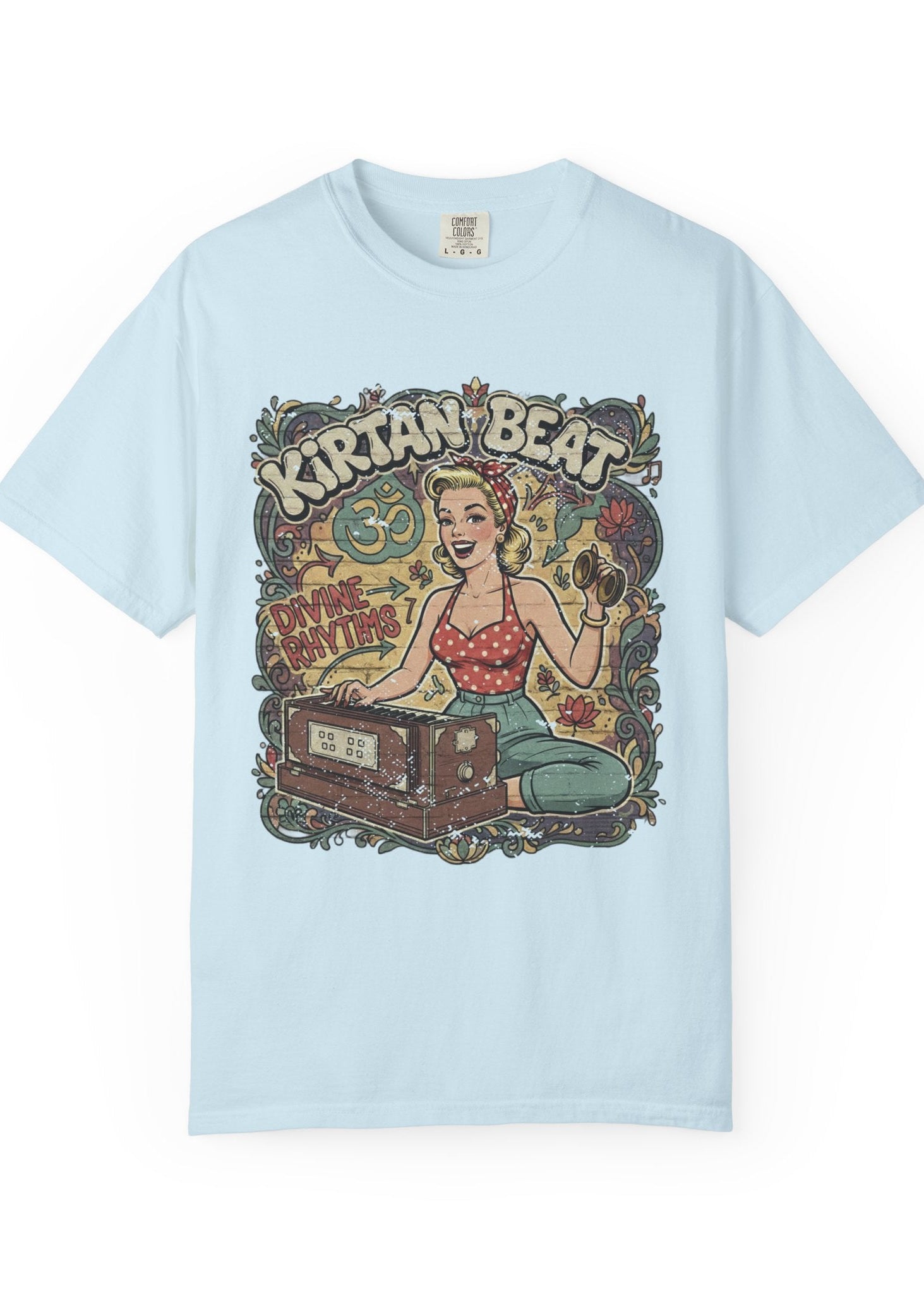 Kirtan Beat Retro Yoga T-Shirt