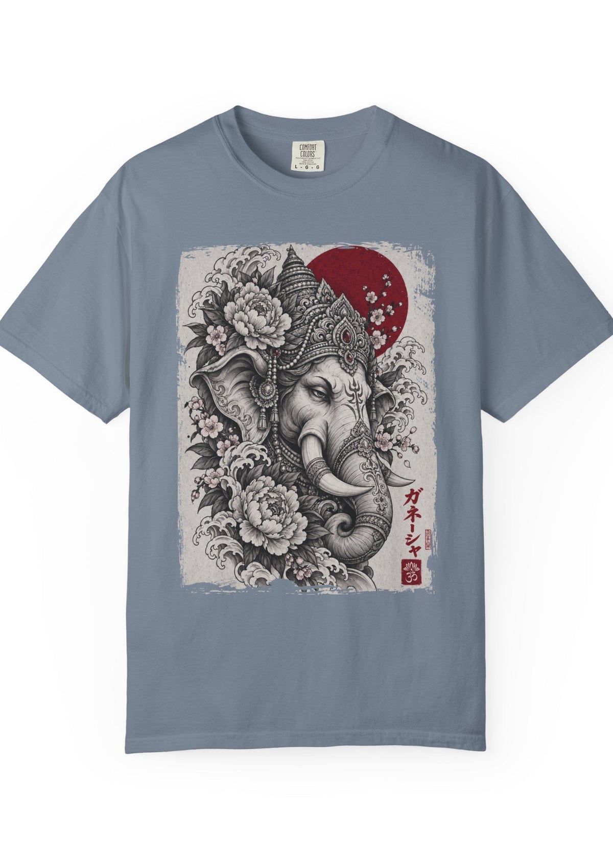 Japanese Ganesha Tattoo Graphic T-Shirt