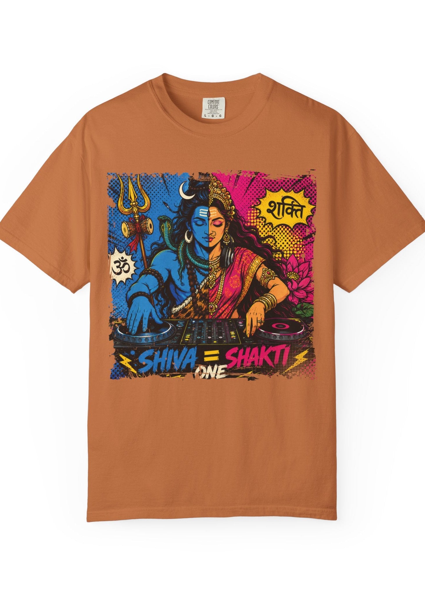 Shiva Shakti DJ Pop Art T-Shirt