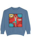Retro Comic Yoga Sweatshirt