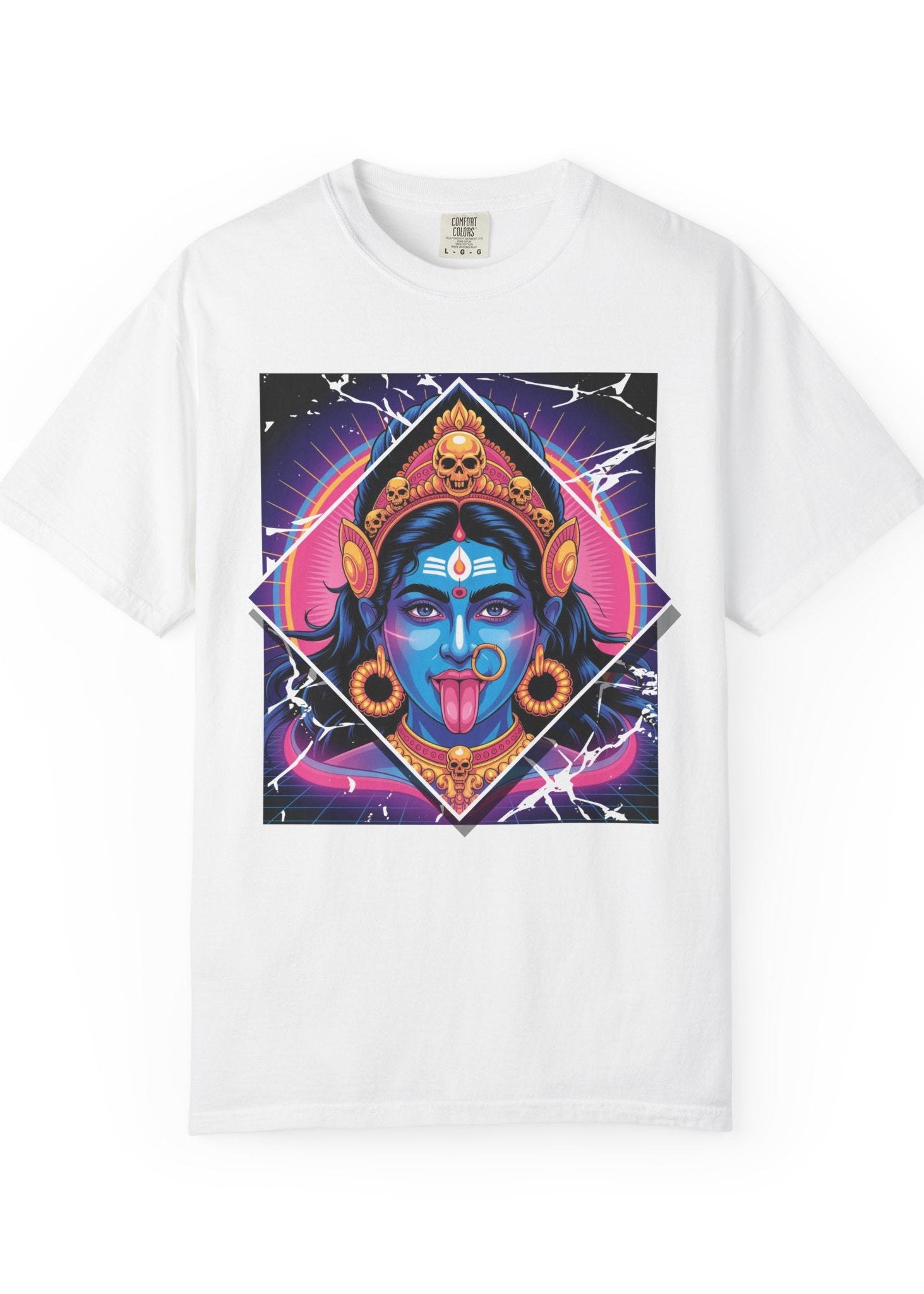 80s Neon Maa Kali Graphic Tee