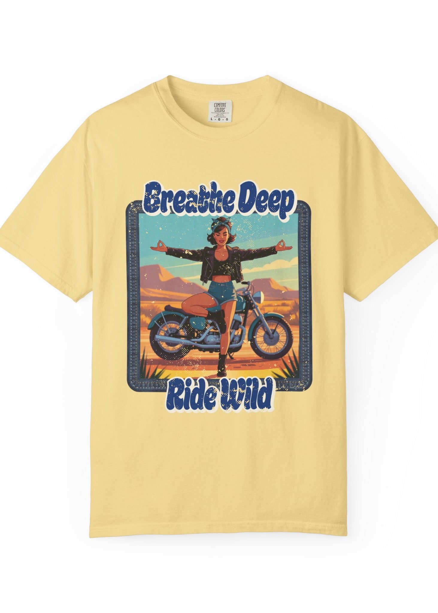 Breathe Deep Ride Wild Tee