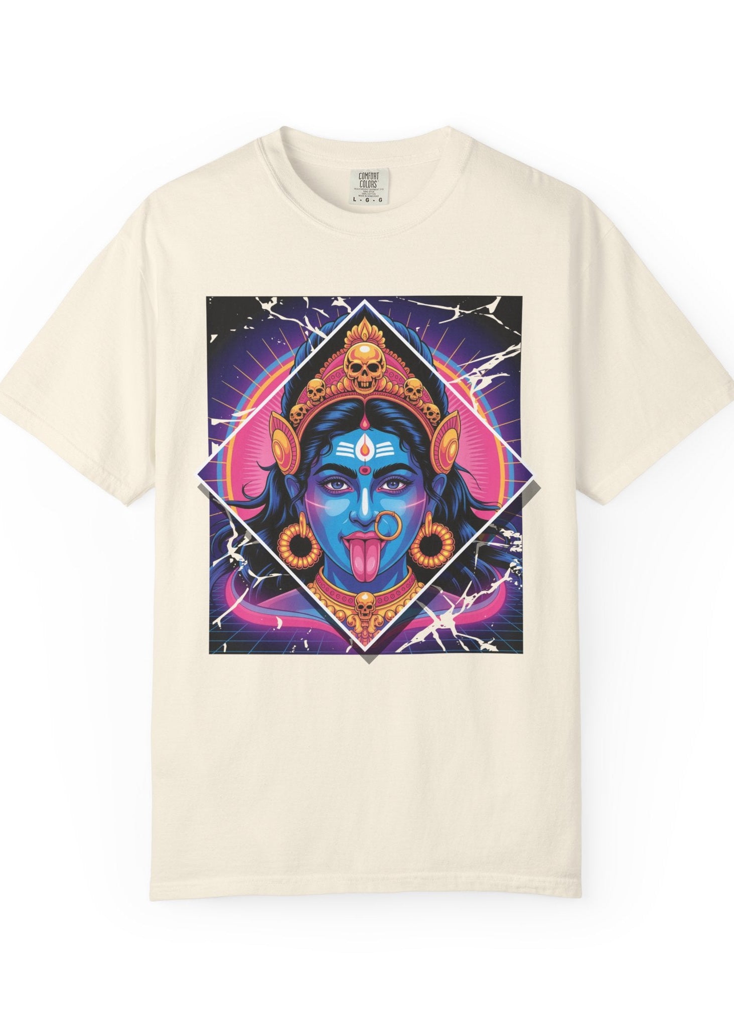 80s Neon Maa Kali Graphic Tee